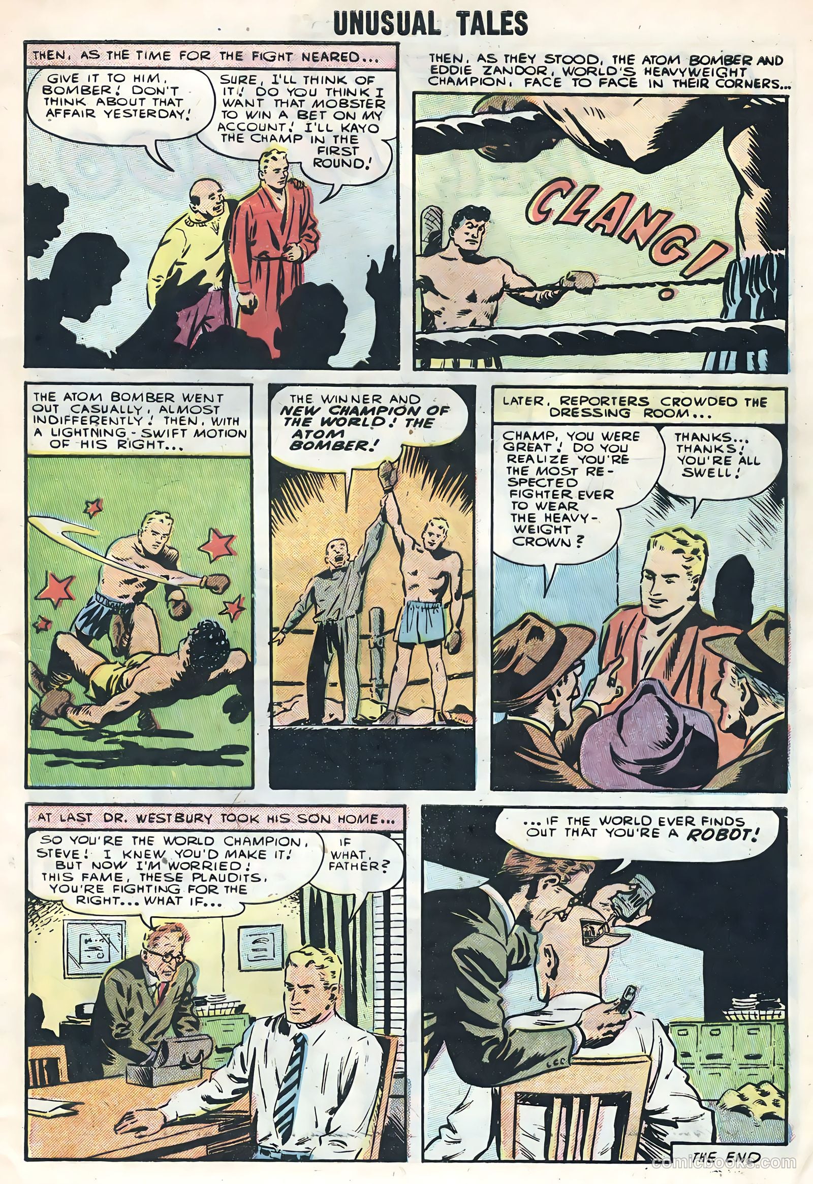 Unusual Tales #1 (1955) — page 9 of 36
