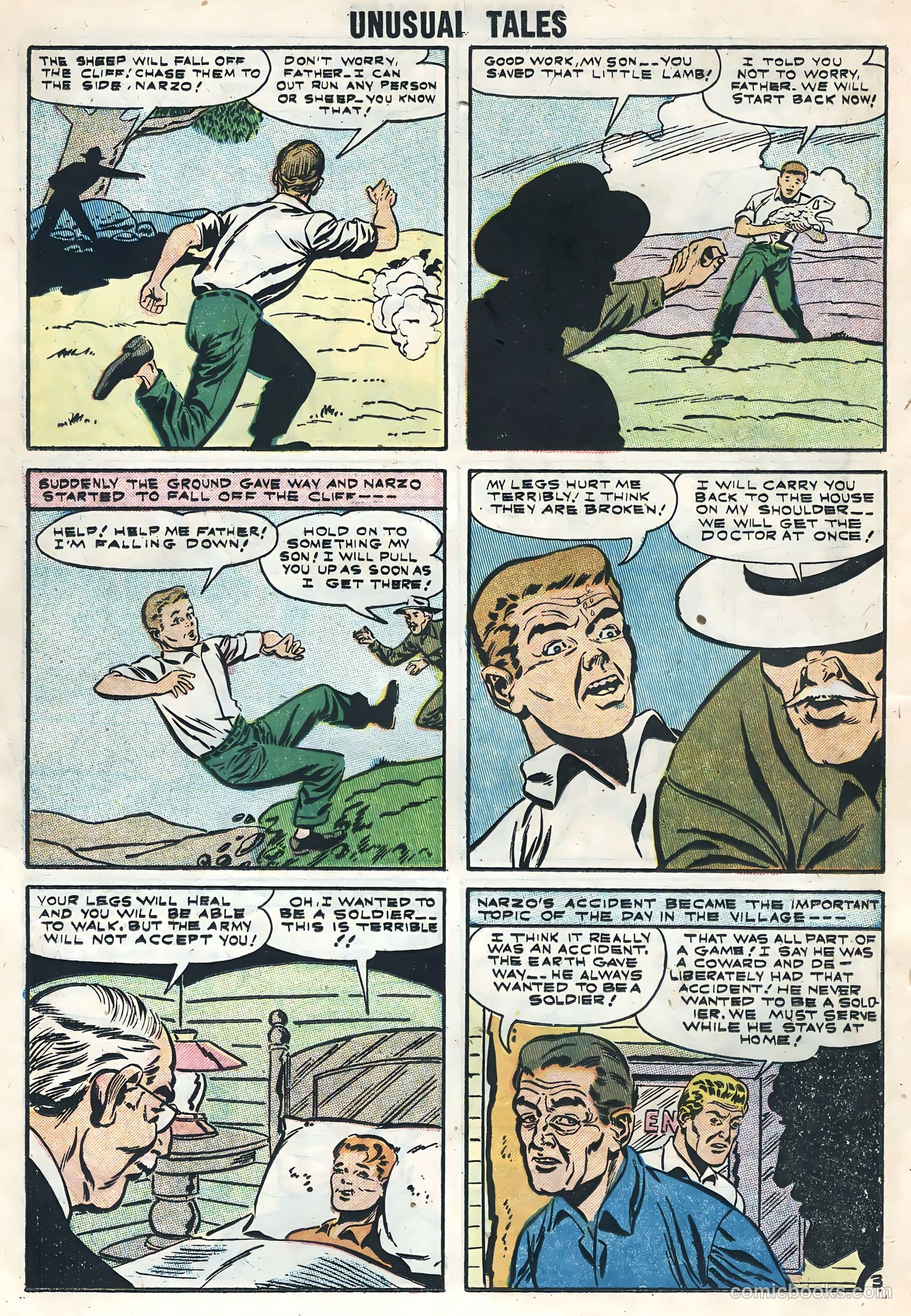 Unusual Tales #1 (1955) — page 18 of 36