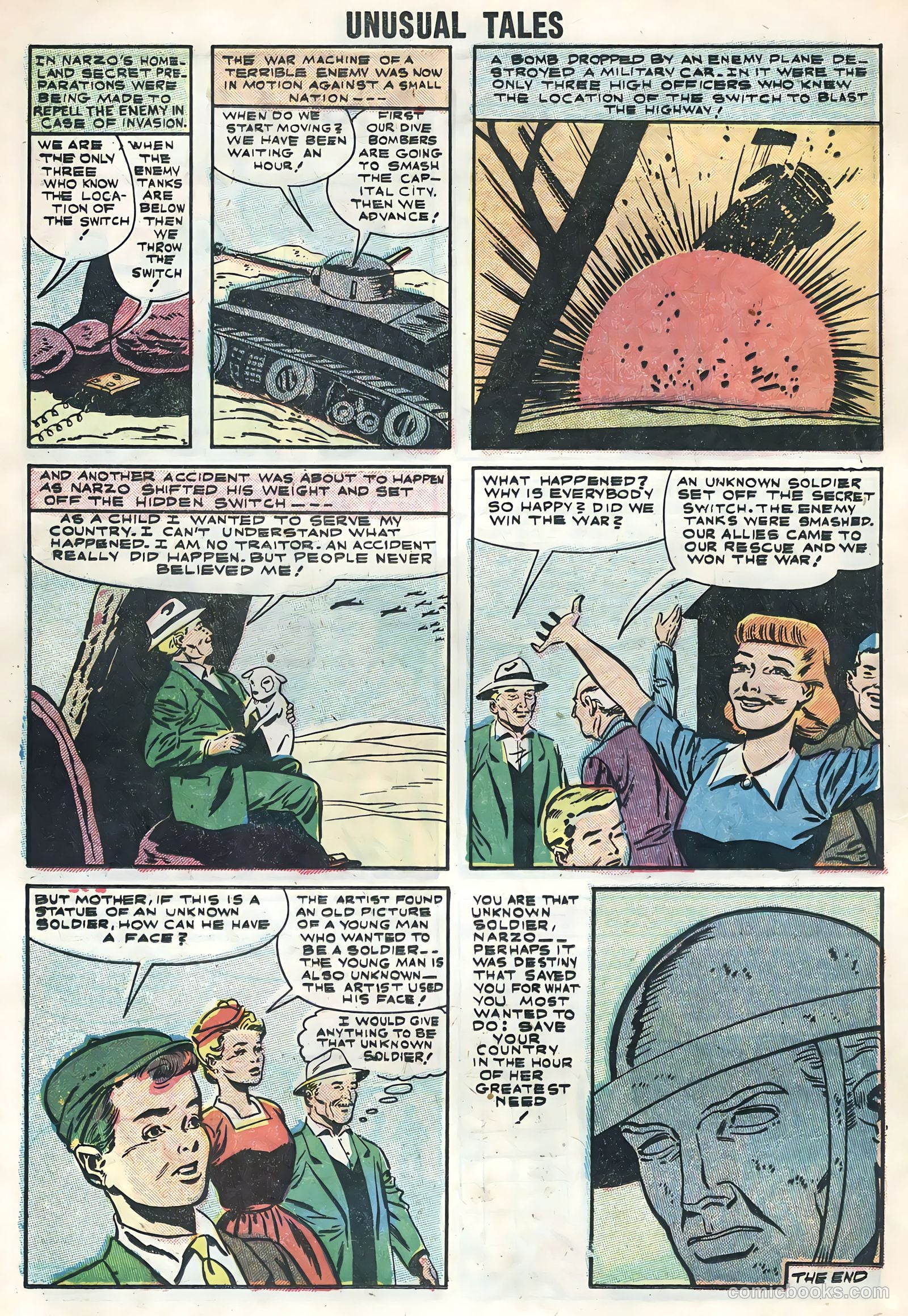 Unusual Tales #1 (1955) — page 20 of 36