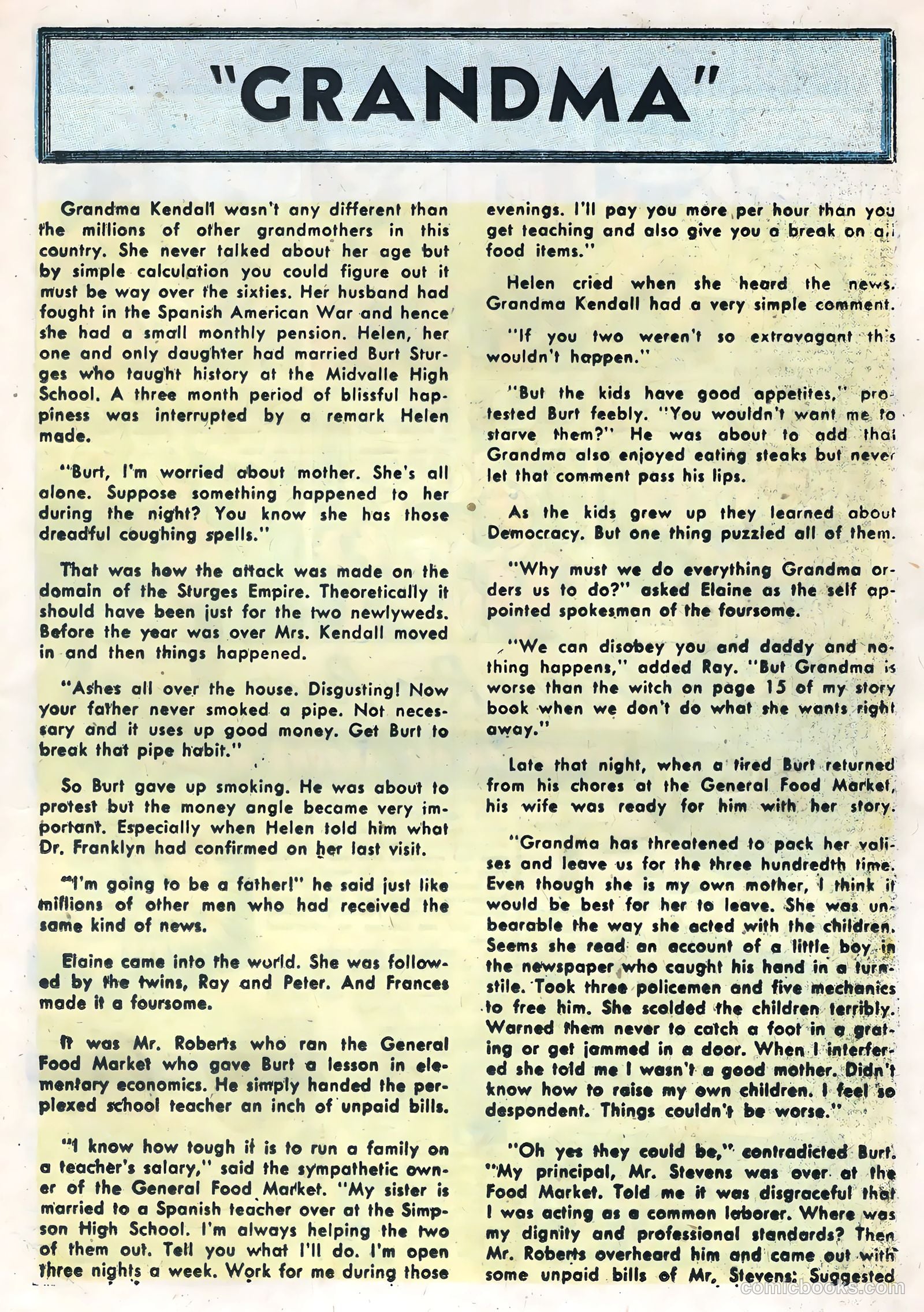 Unusual Tales #1 (1955) — page 21 of 36