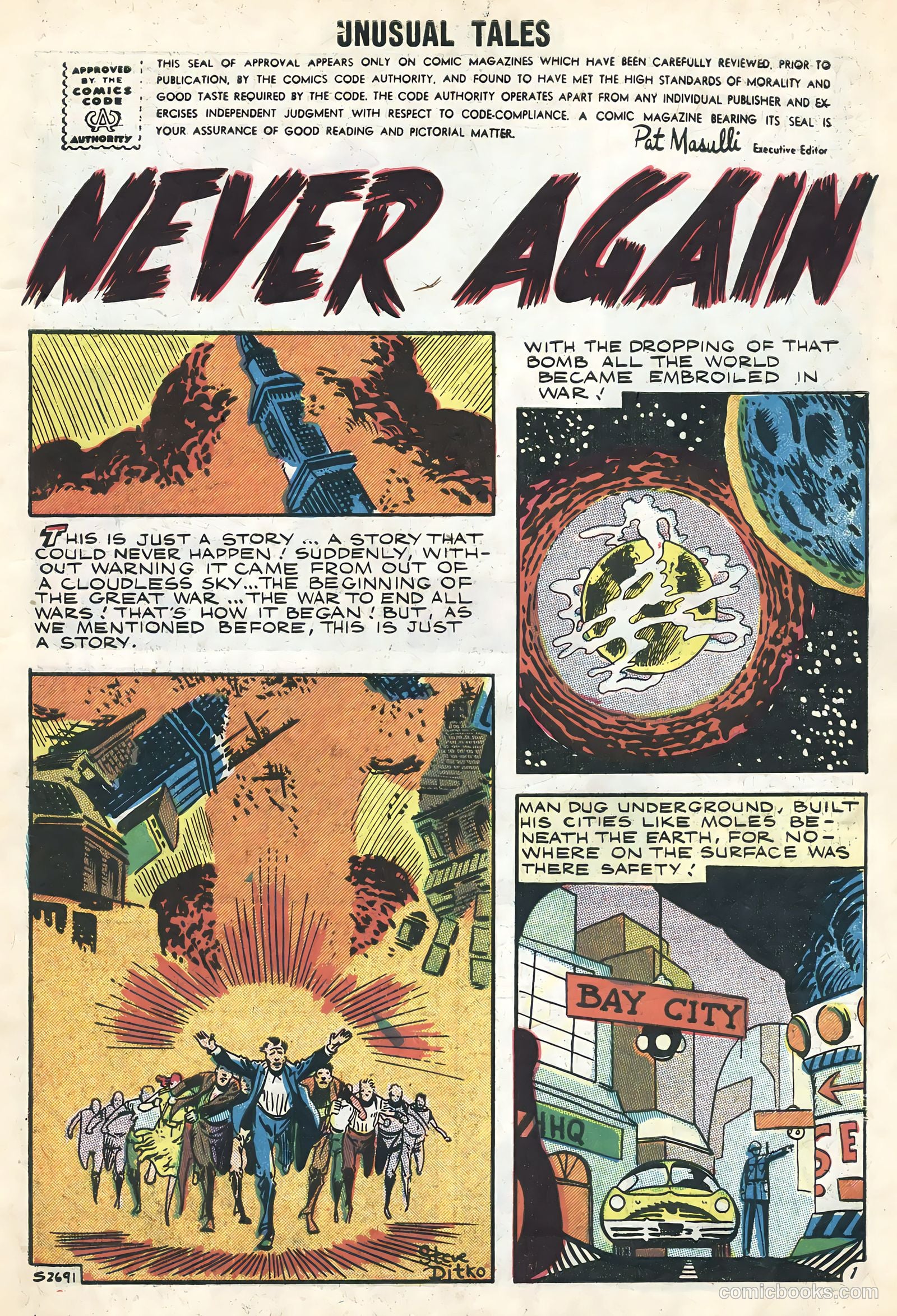 Unusual Tales #10 (1958) — page 3 of 36