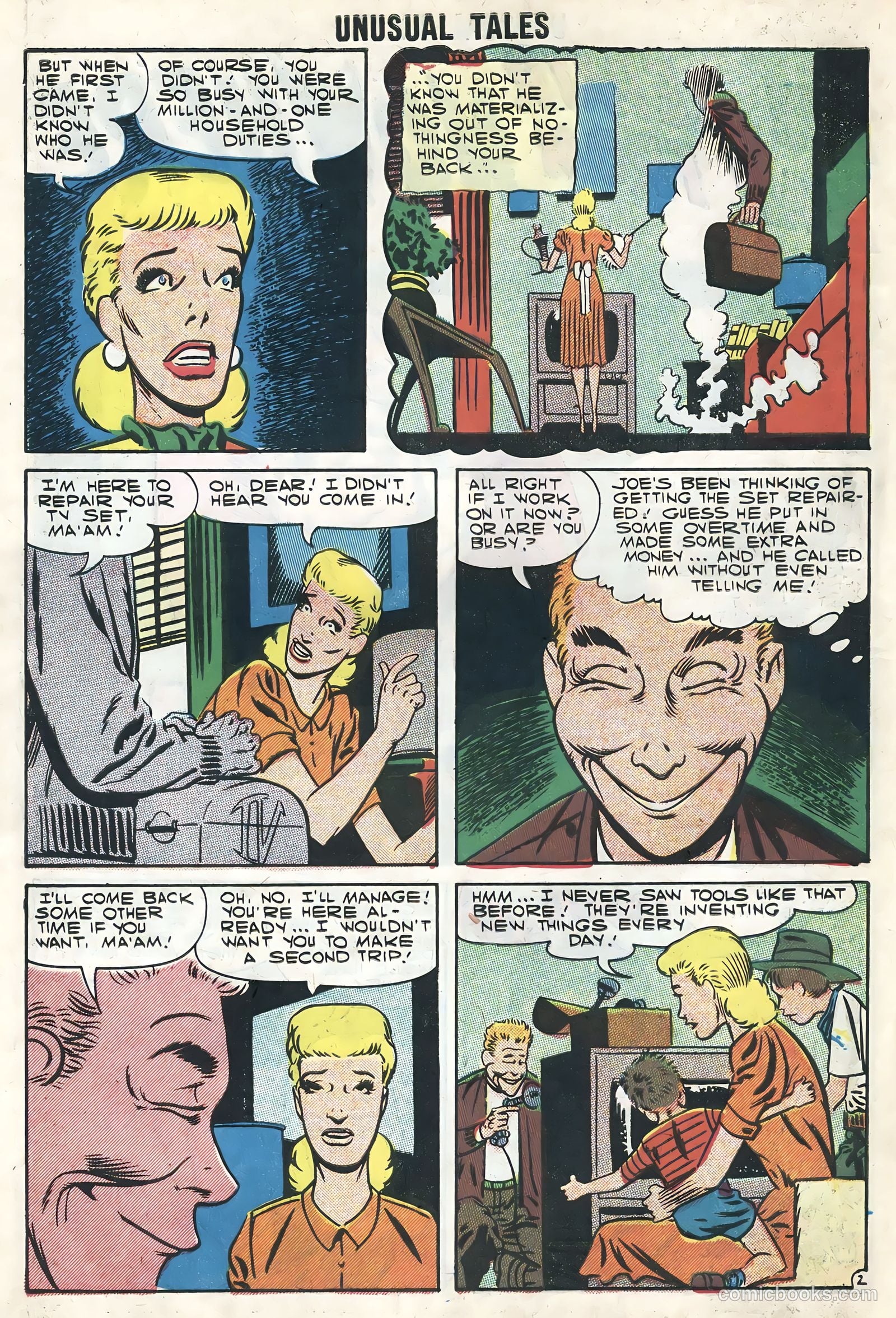 Unusual Tales #10 (1958) — page 10 of 36