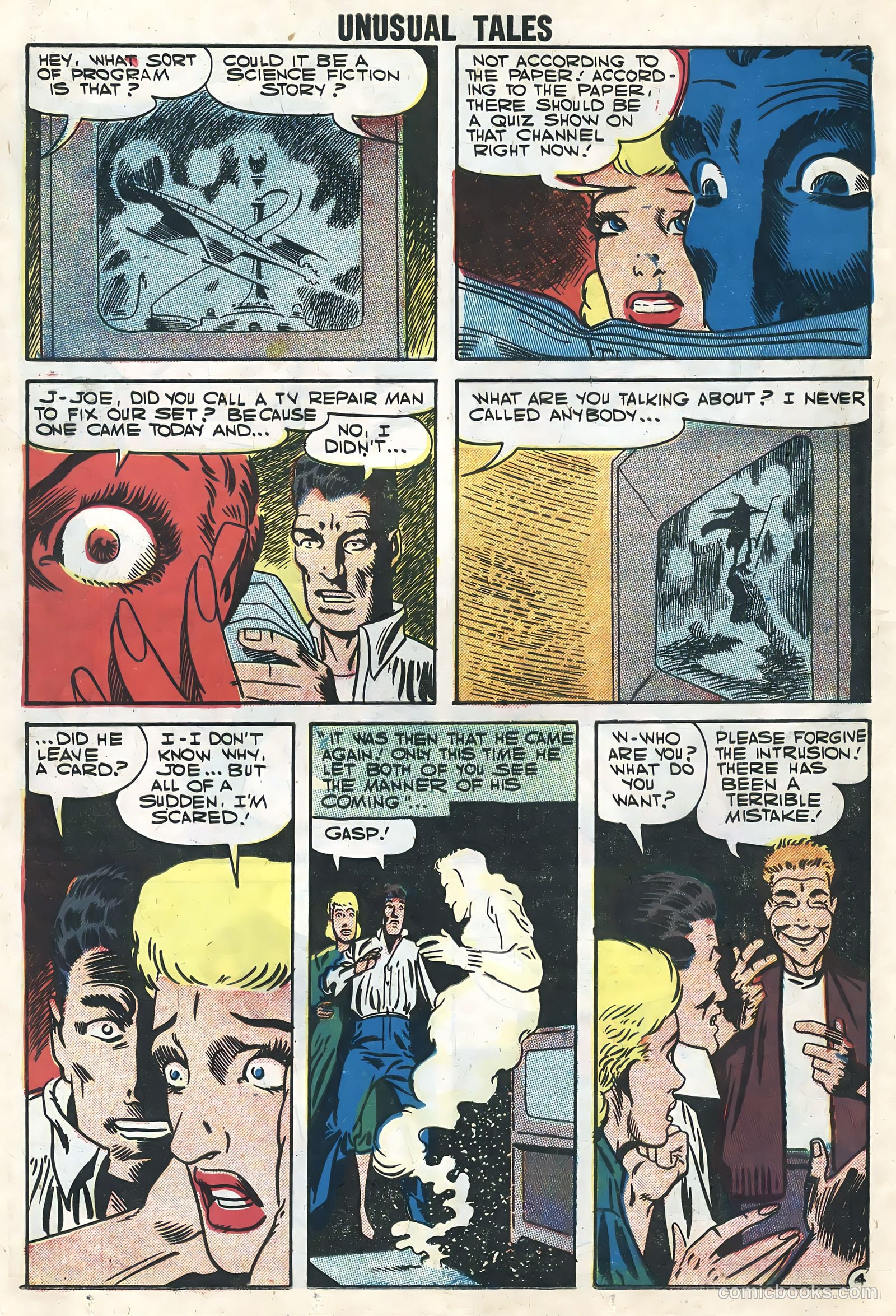 Unusual Tales #10 (1958) — page 12 of 36