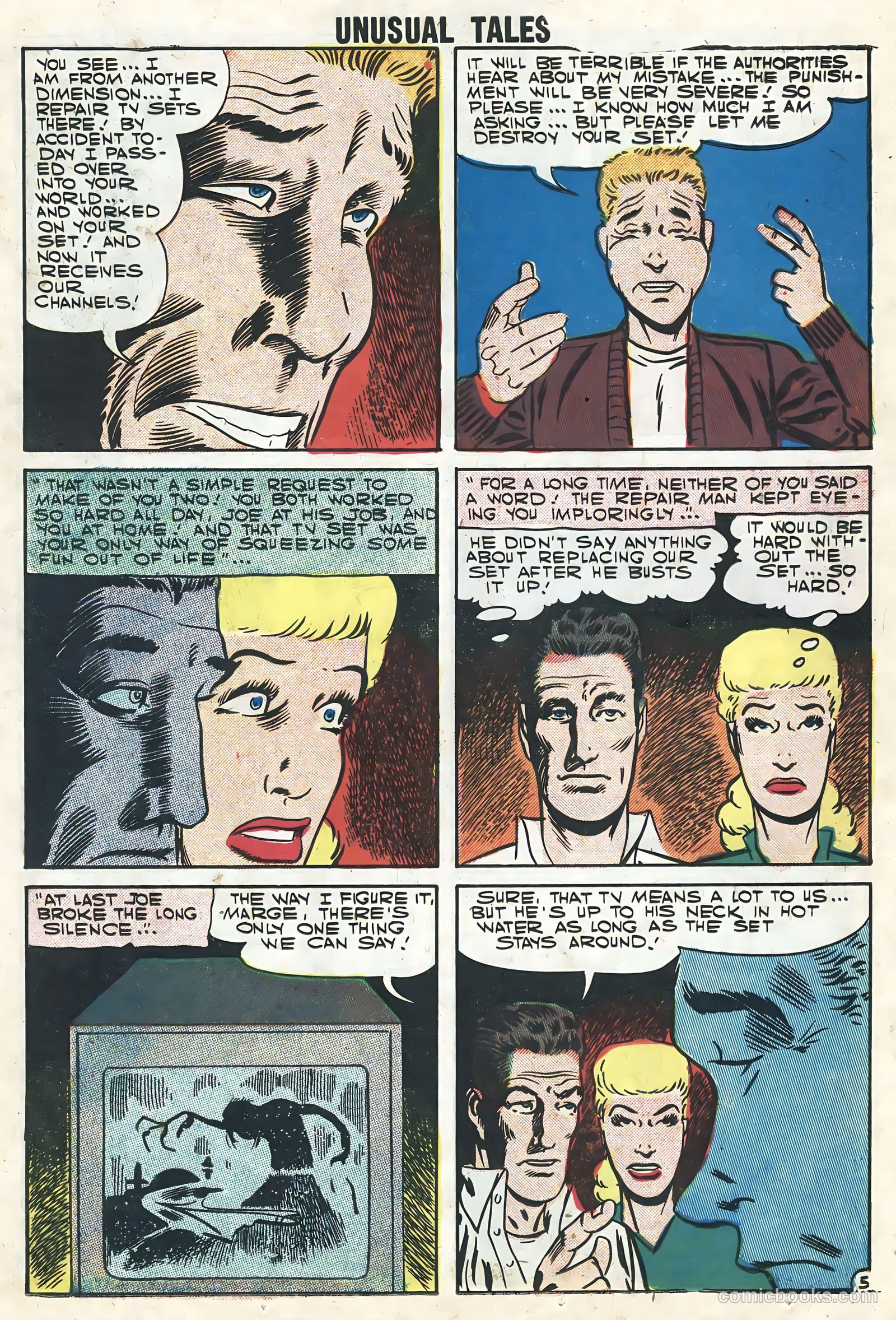 Unusual Tales #10 (1958) — page 13 of 36