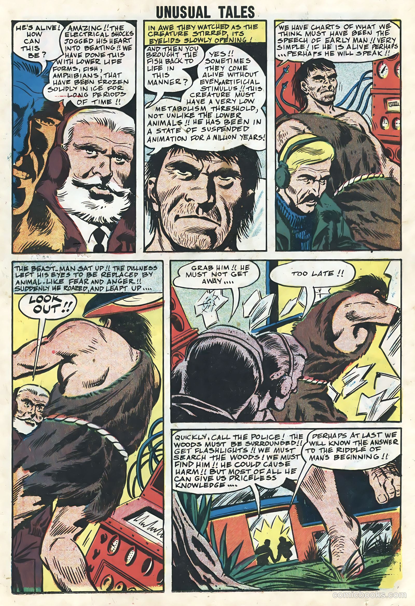 Unusual Tales #10 (1958) — page 21 of 36