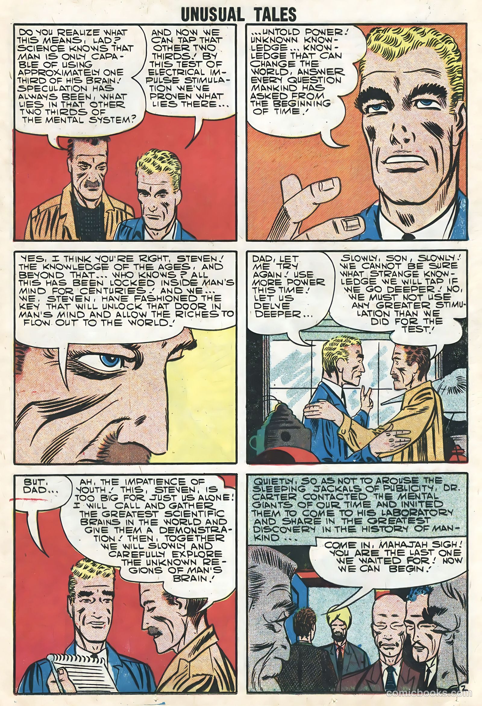 Unusual Tales #10 (1958) — page 25 of 36