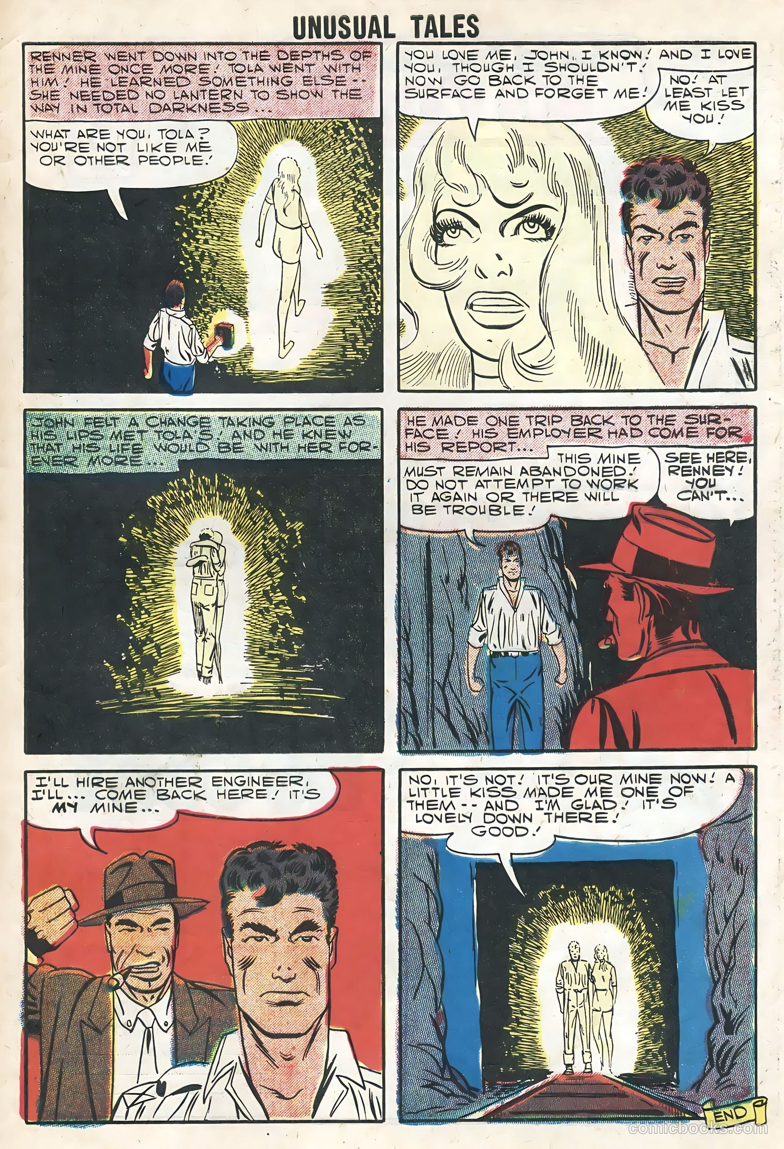Unusual Tales #10 (1958) — page 33 of 36