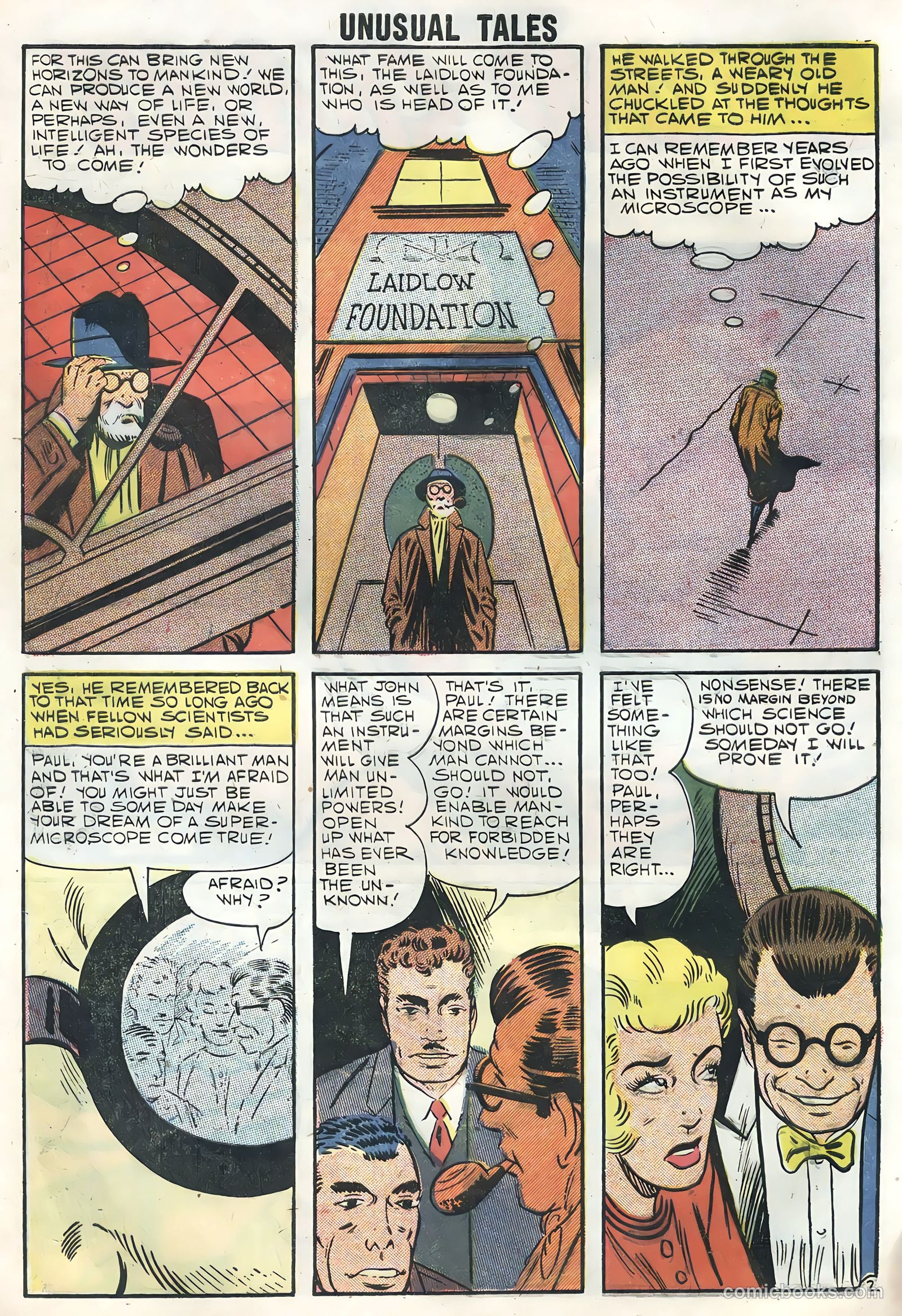 Unusual Tales #11 (1958) — page 12 of 68