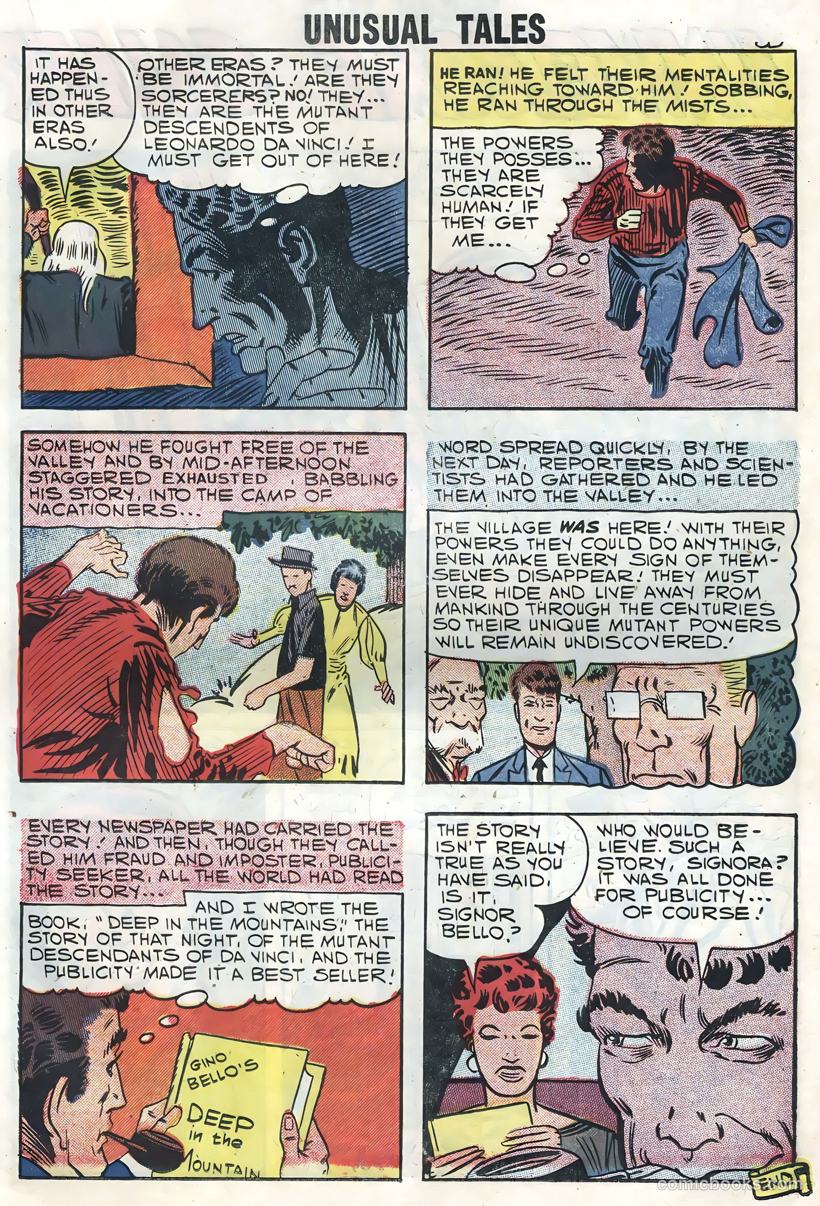 Unusual Tales #11 (1958) — page 35 of 68