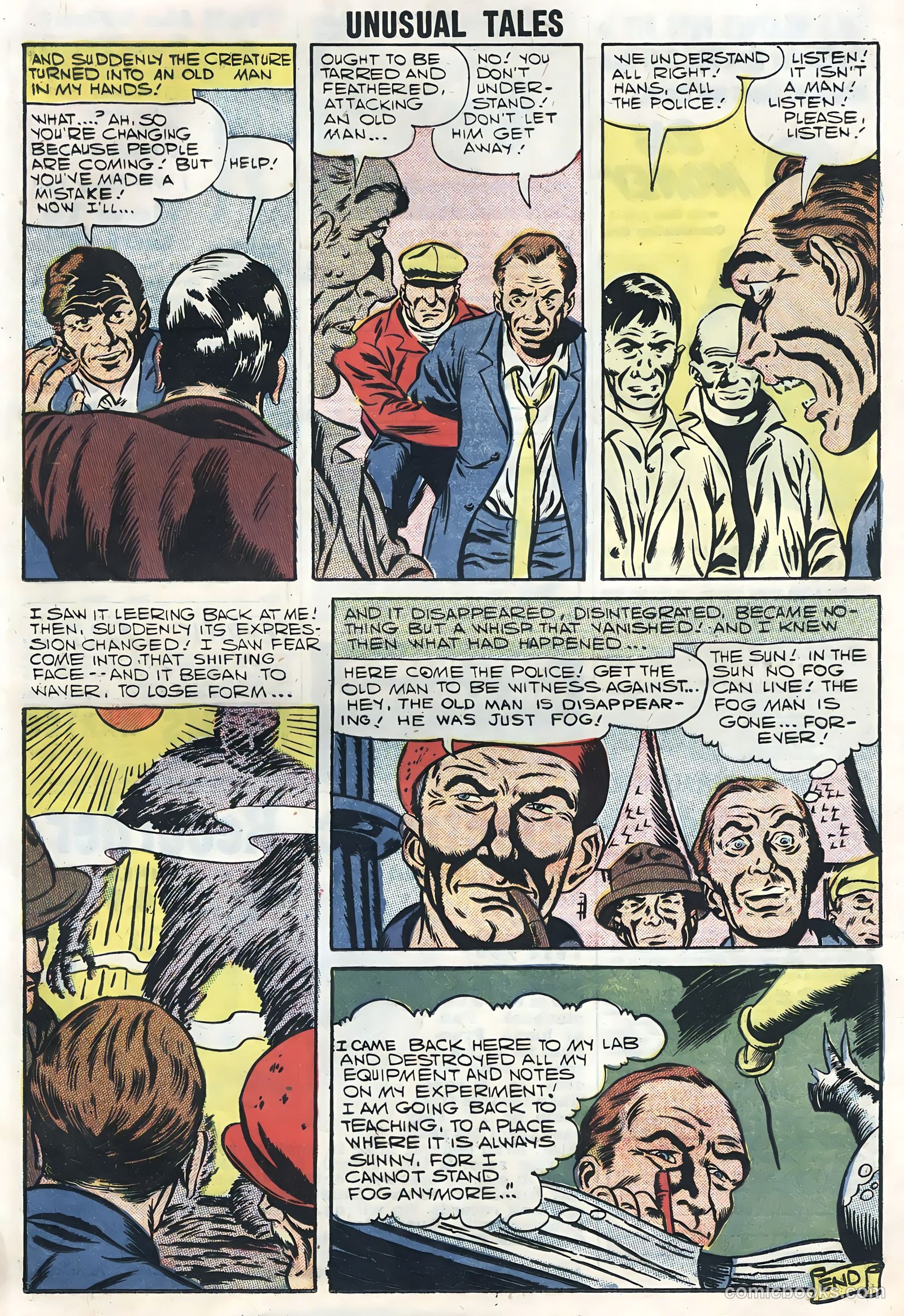 Unusual Tales #11 (1958) — page 47 of 68