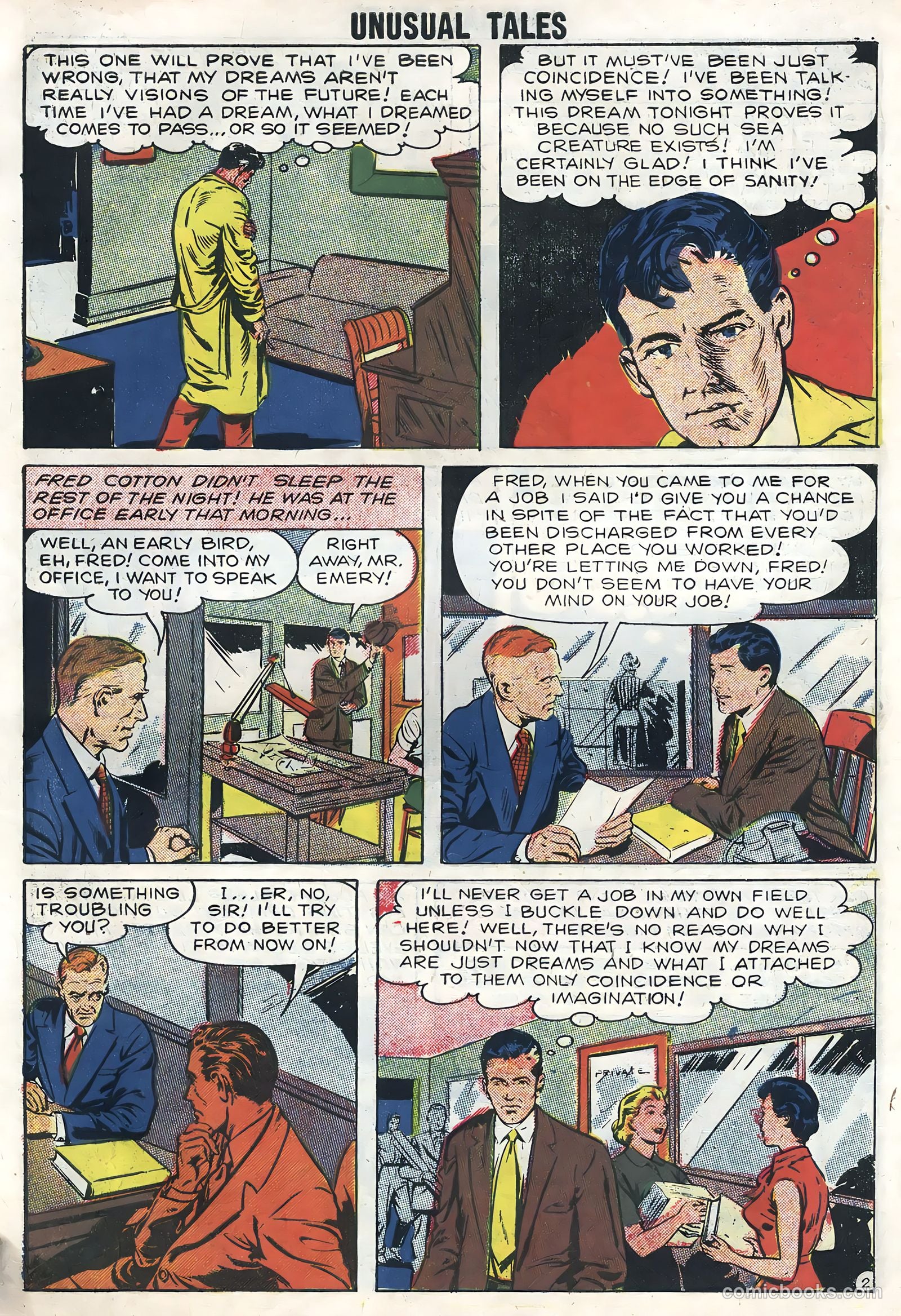 Unusual Tales #11 (1958) — page 61 of 68
