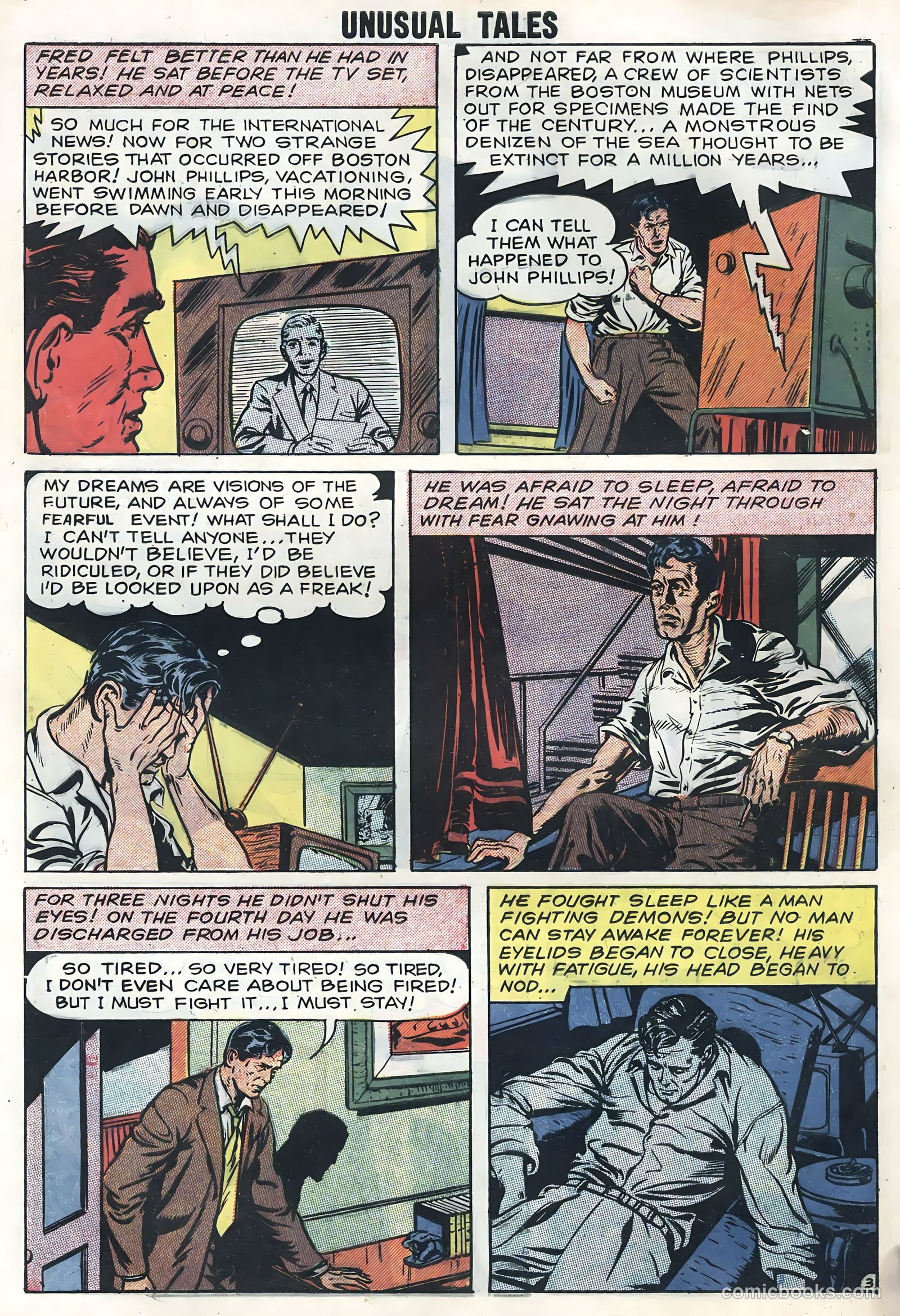 Unusual Tales #11 (1958) — page 62 of 68