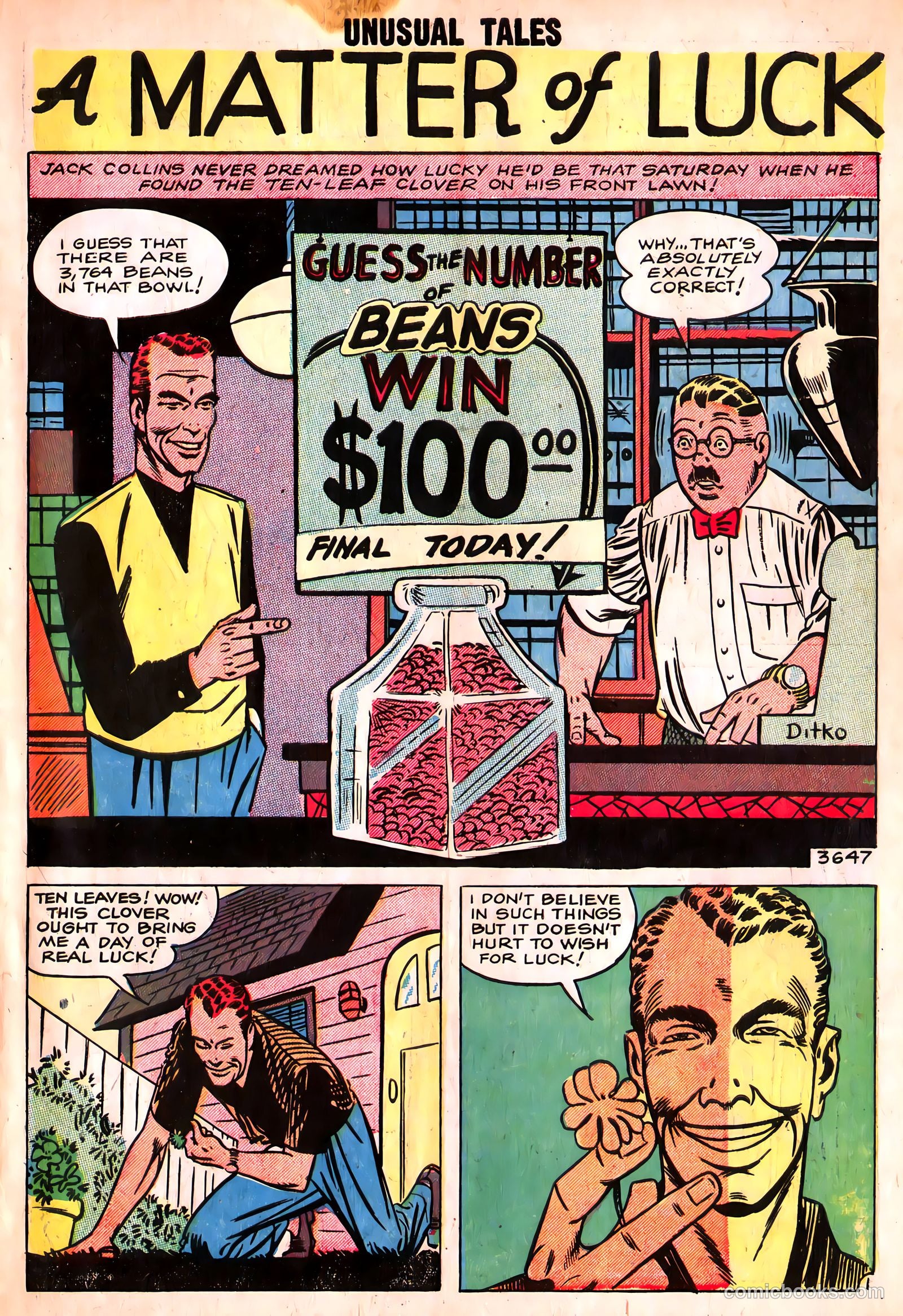 Unusual Tales #12 (1958) — page 3 of 37