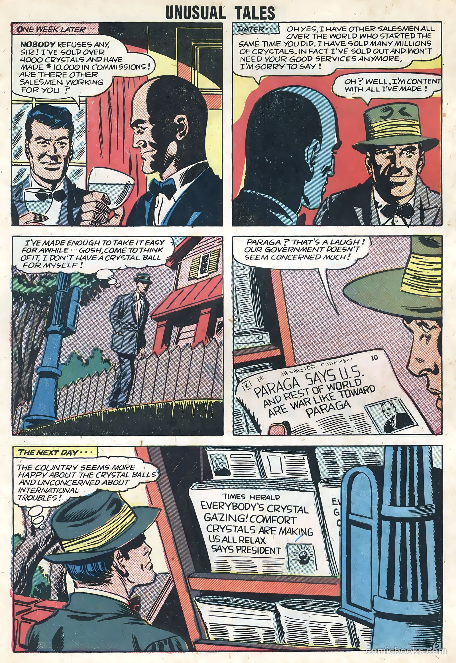 Unusual Tales #13 (1958) — page 30 of 36