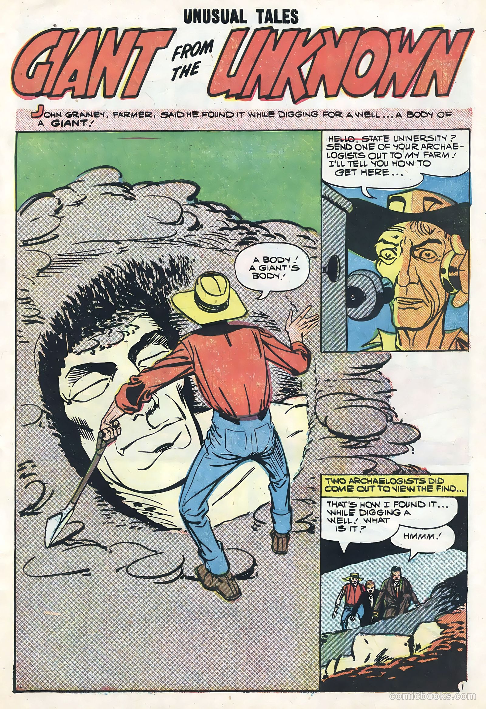 Unusual Tales #14 (1958) — page 3 of 36