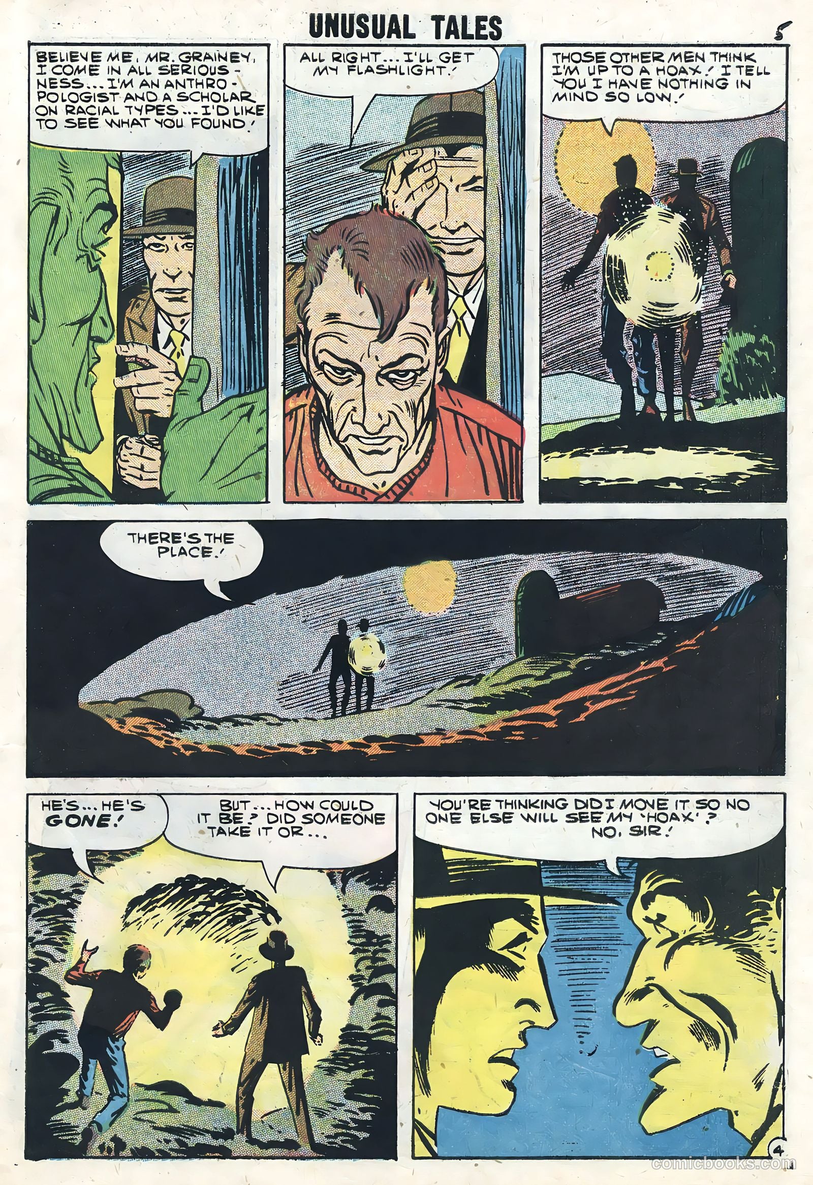 Unusual Tales #14 (1958) — page 7 of 36