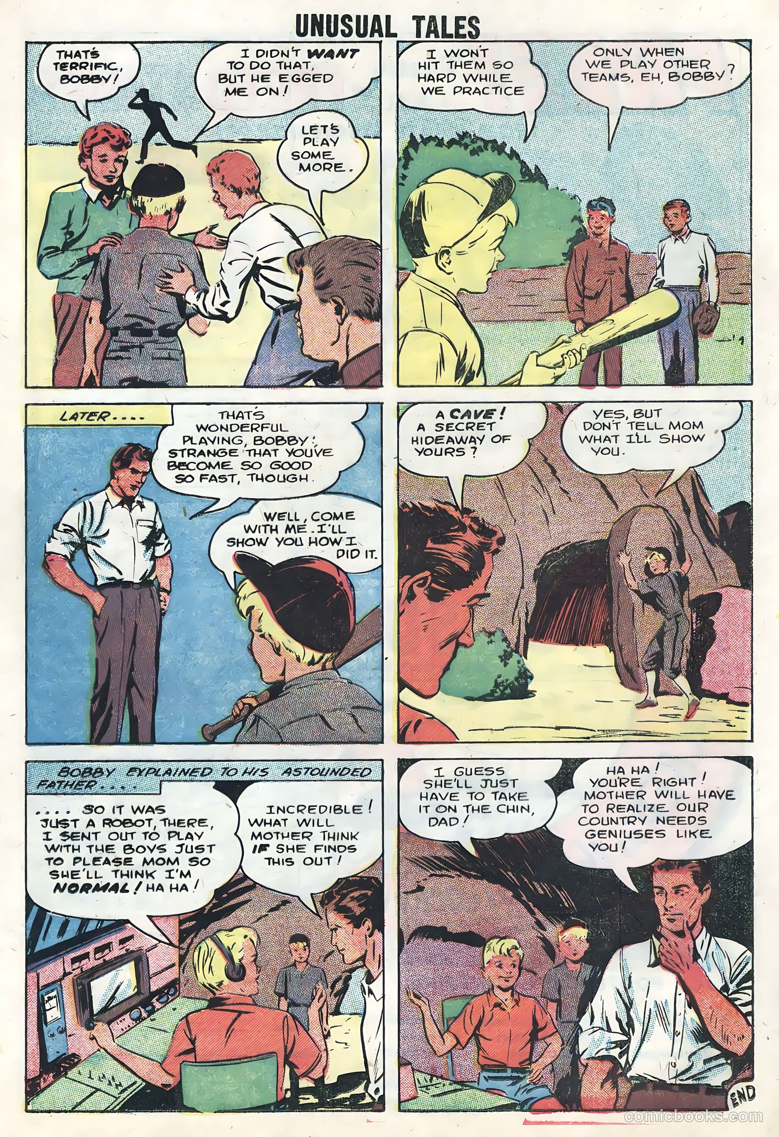 Unusual Tales #14 (1958) — page 16 of 36