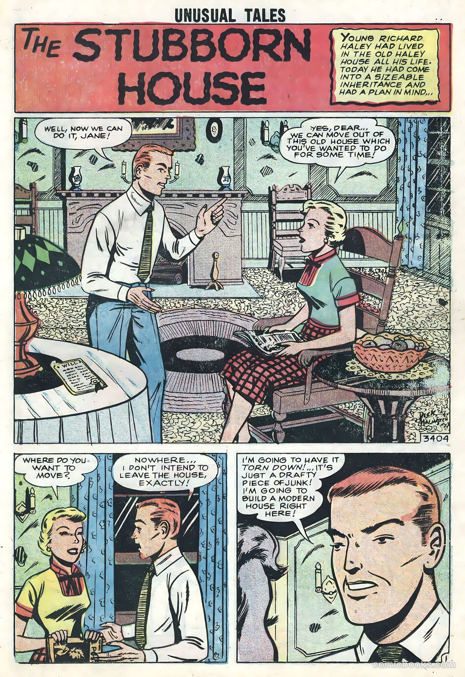 Unusual Tales #14 (1958) — page 19 of 36