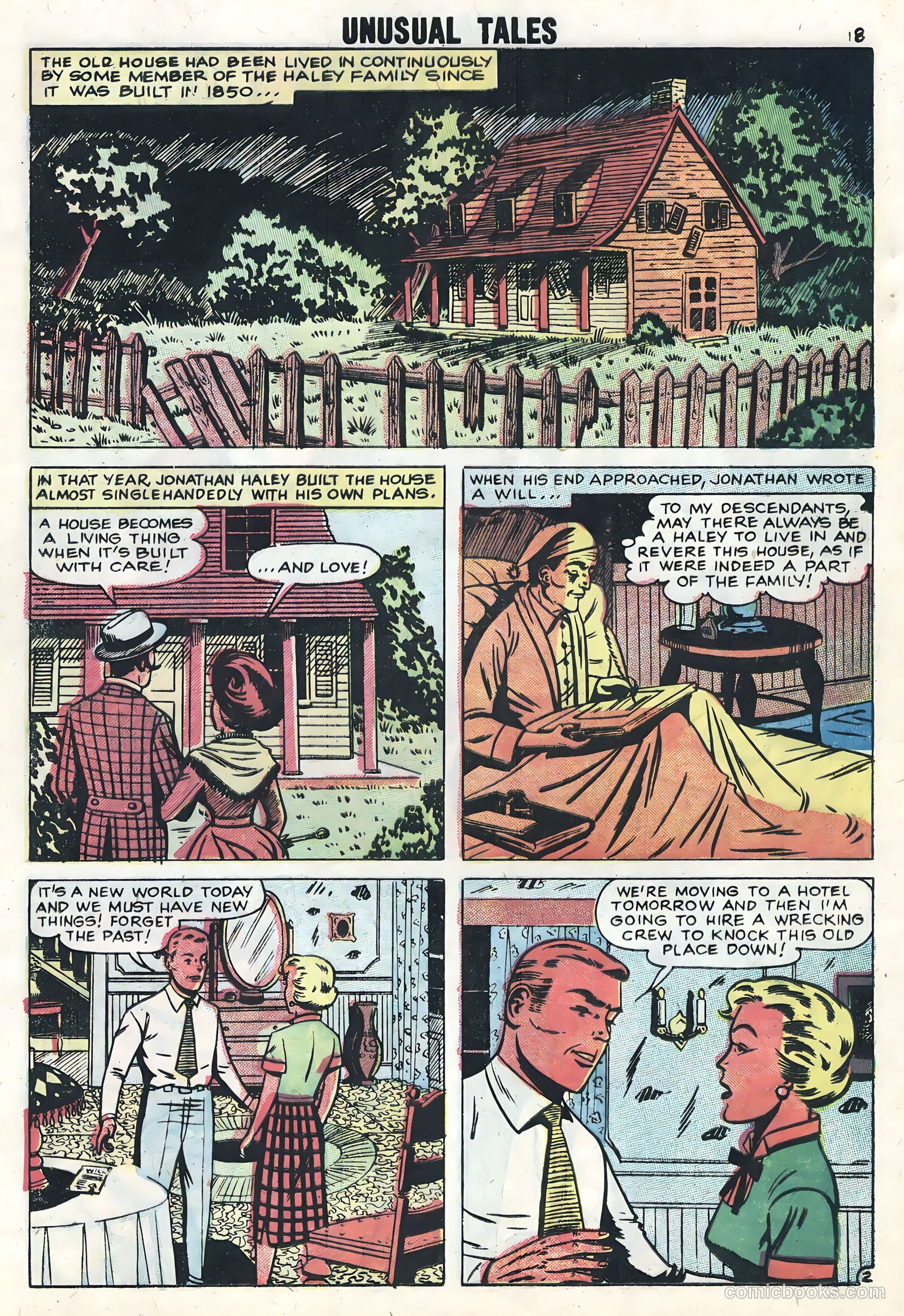 Unusual Tales #14 (1958) — page 20 of 36