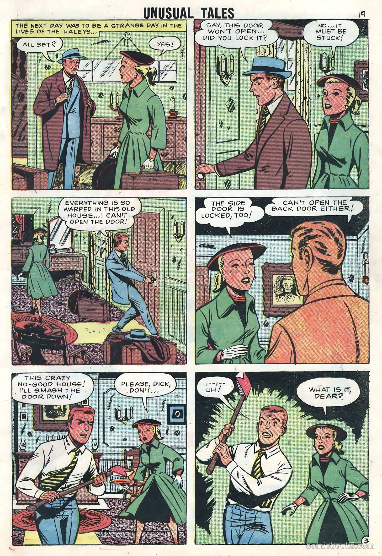 Unusual Tales #14 (1958) — page 21 of 36