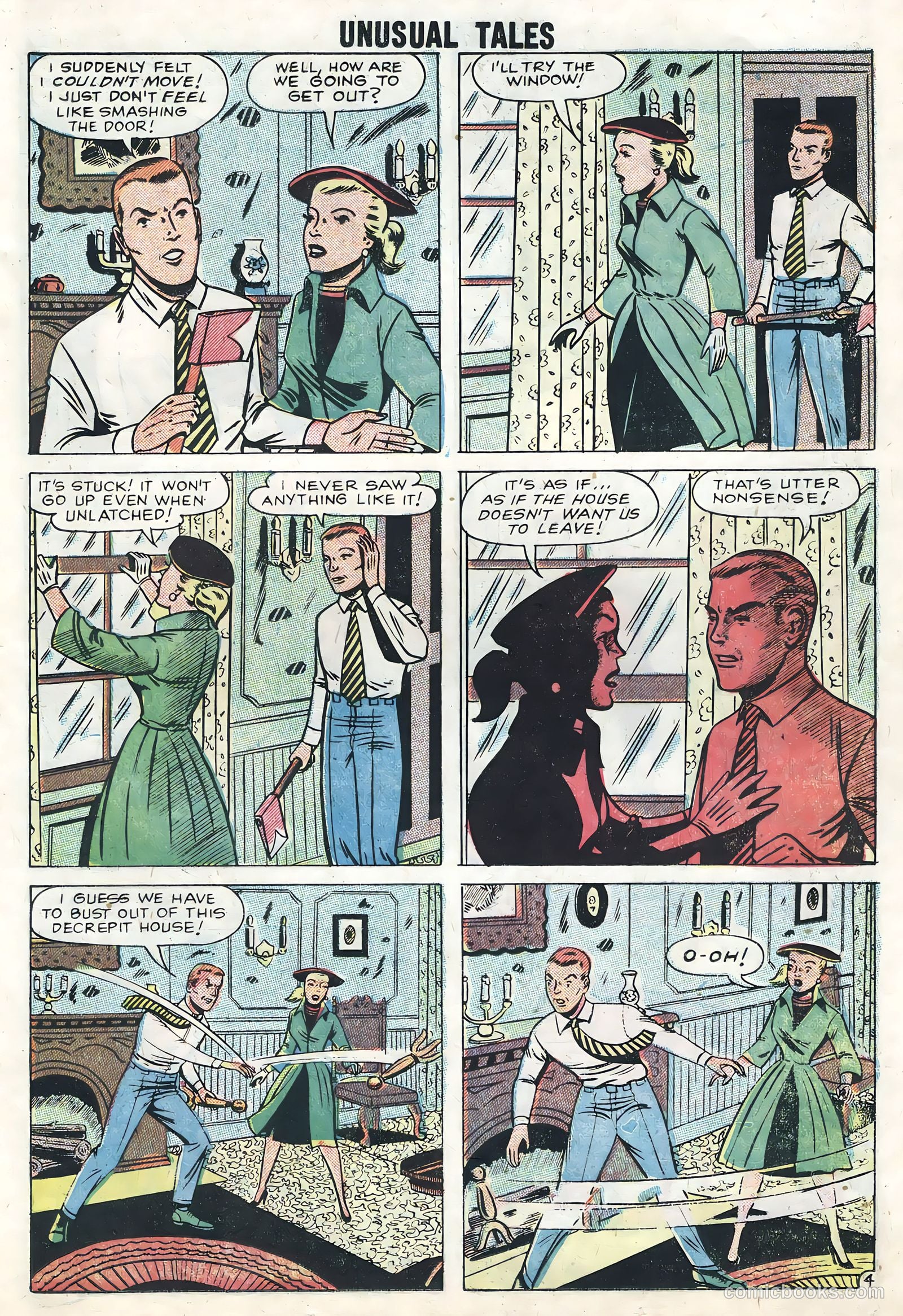 Unusual Tales #14 (1958) — page 23 of 36