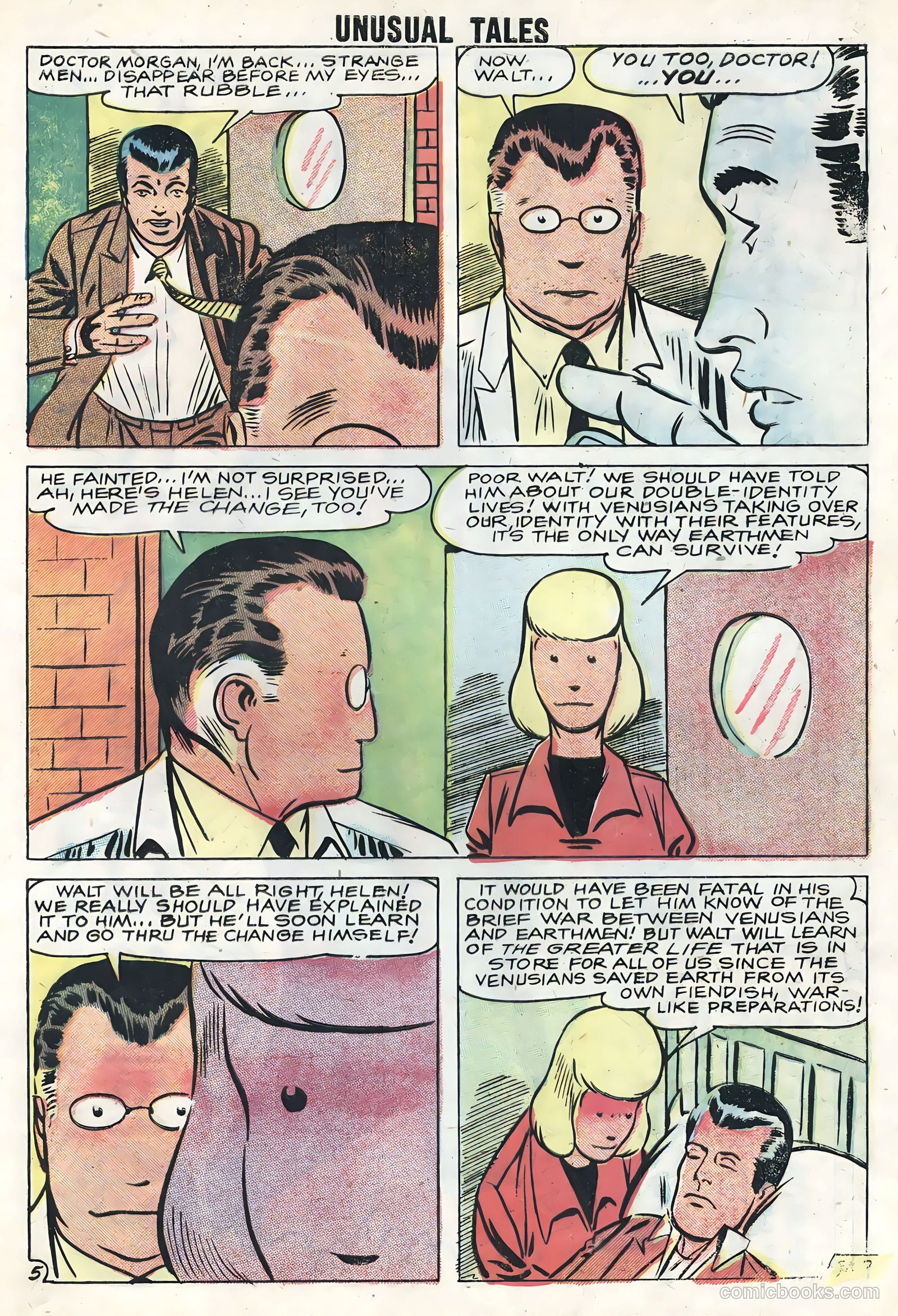 Unusual Tales #14 (1958) — page 33 of 36