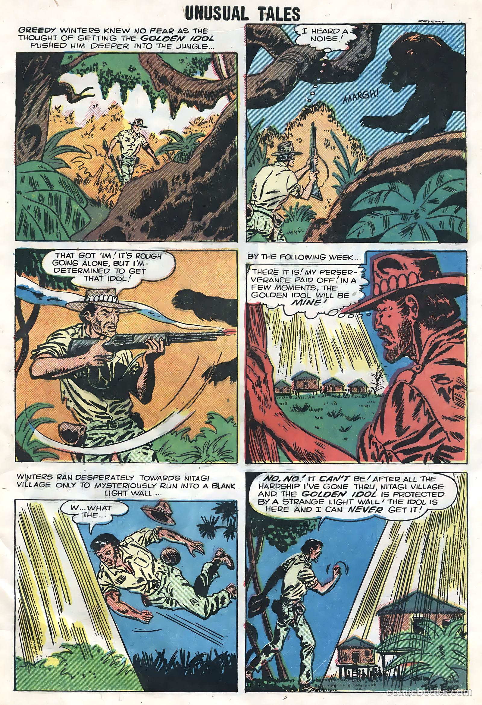 Unusual Tales #16 (1959) — page 33 of 36