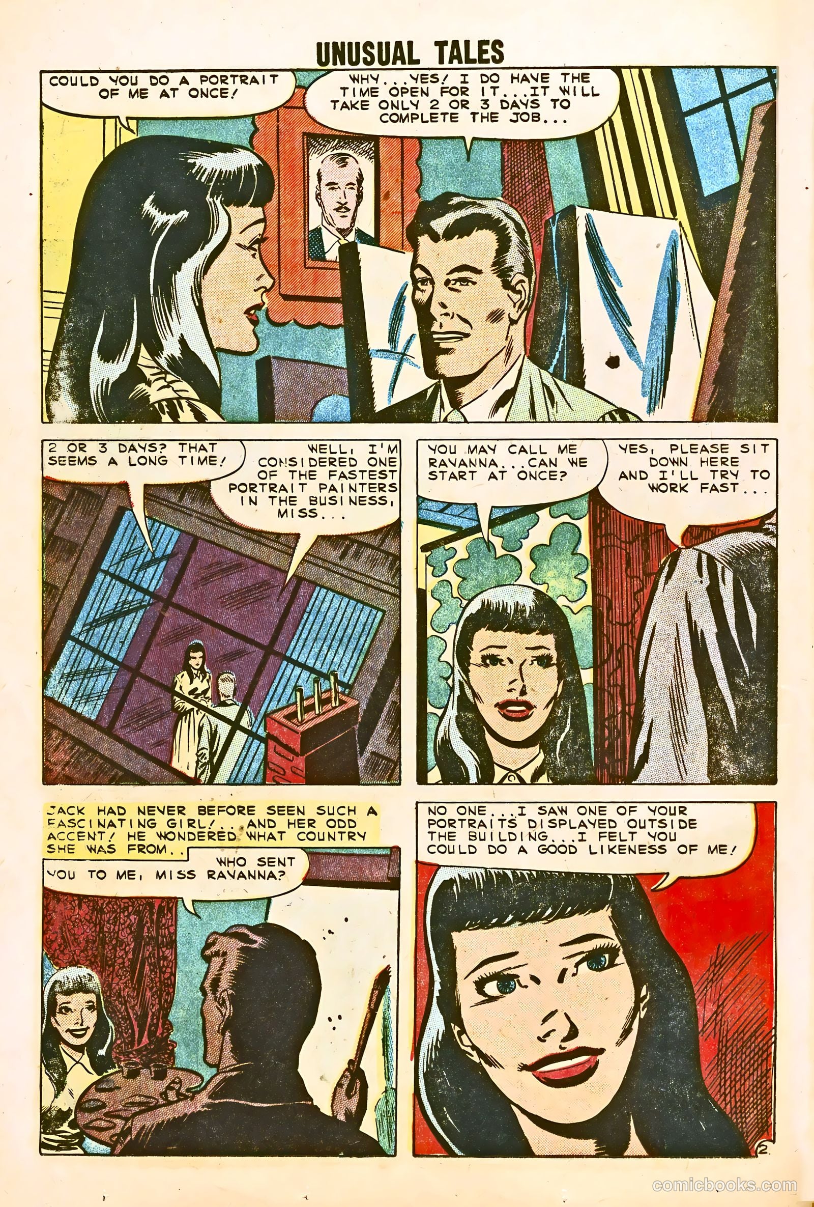 Unusual Tales #17 (1959) — page 12 of 36