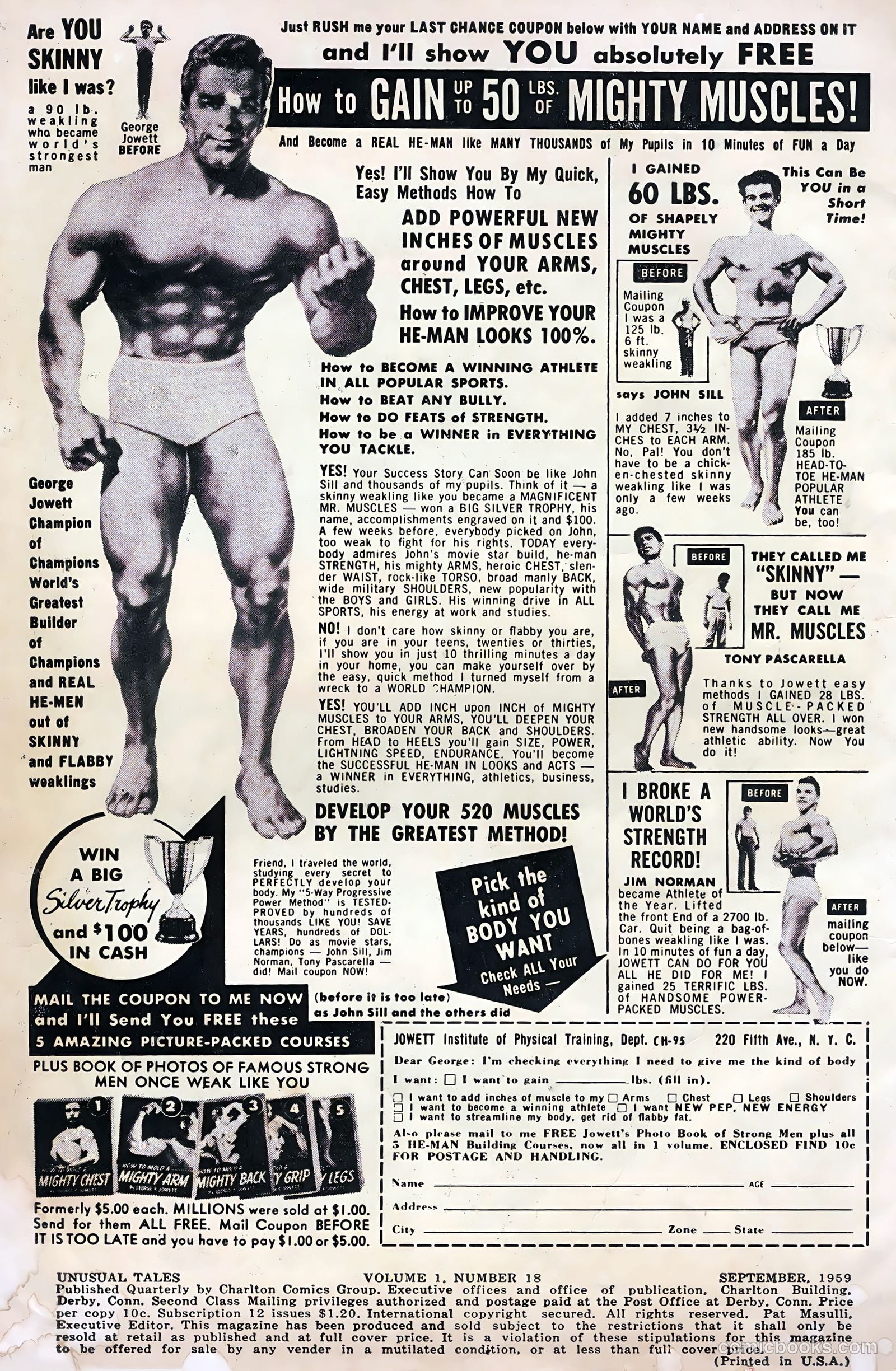 Unusual Tales #18 (1959) — page 2 of 36