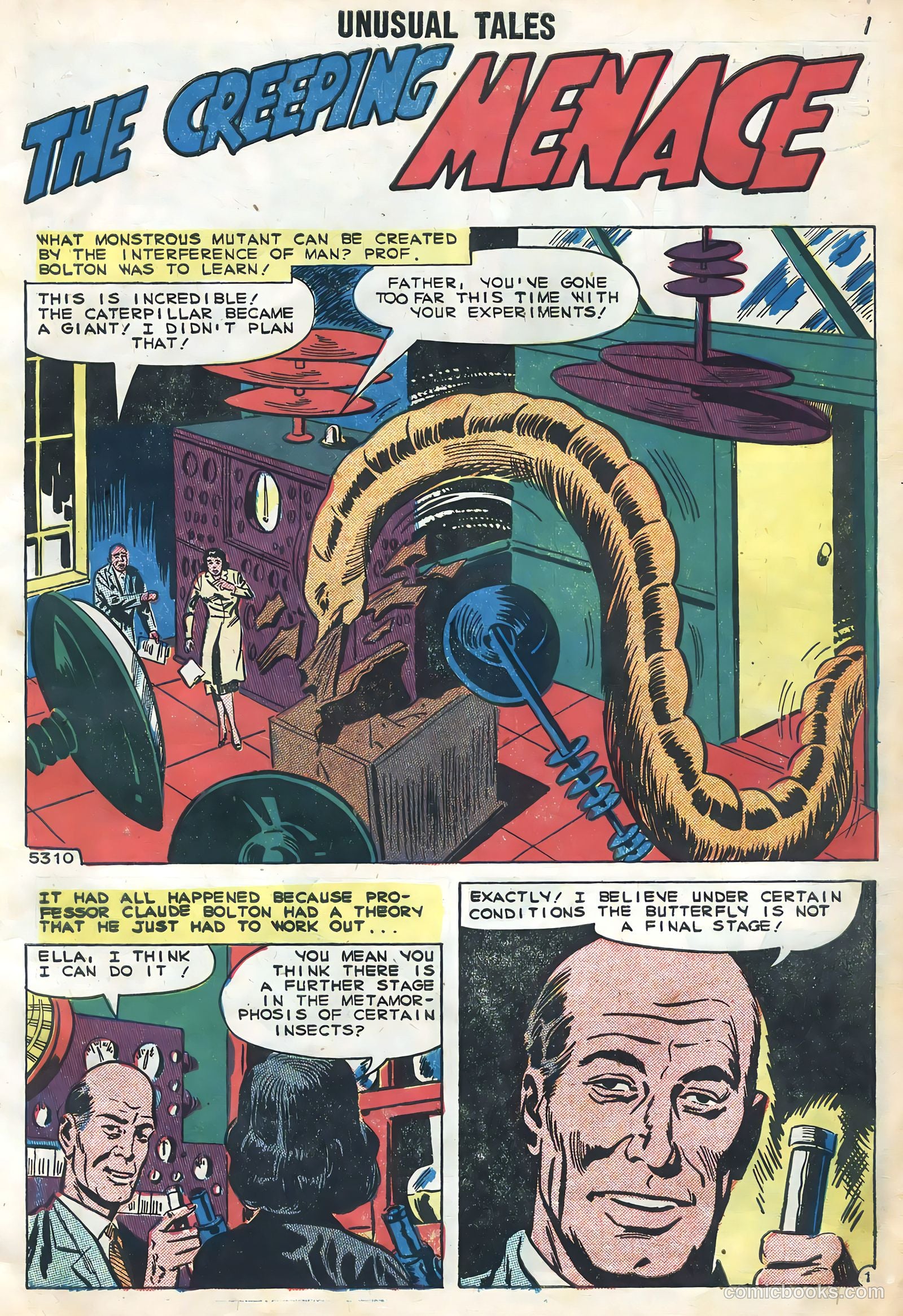 Unusual Tales #18 (1959) — page 3 of 36