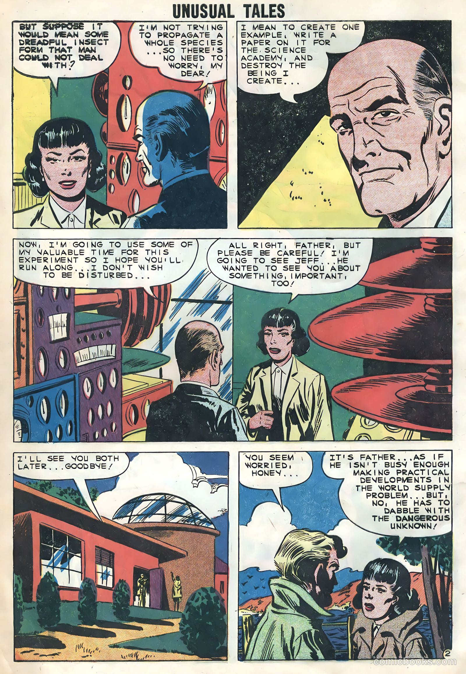 Unusual Tales #18 (1959) — page 4 of 36