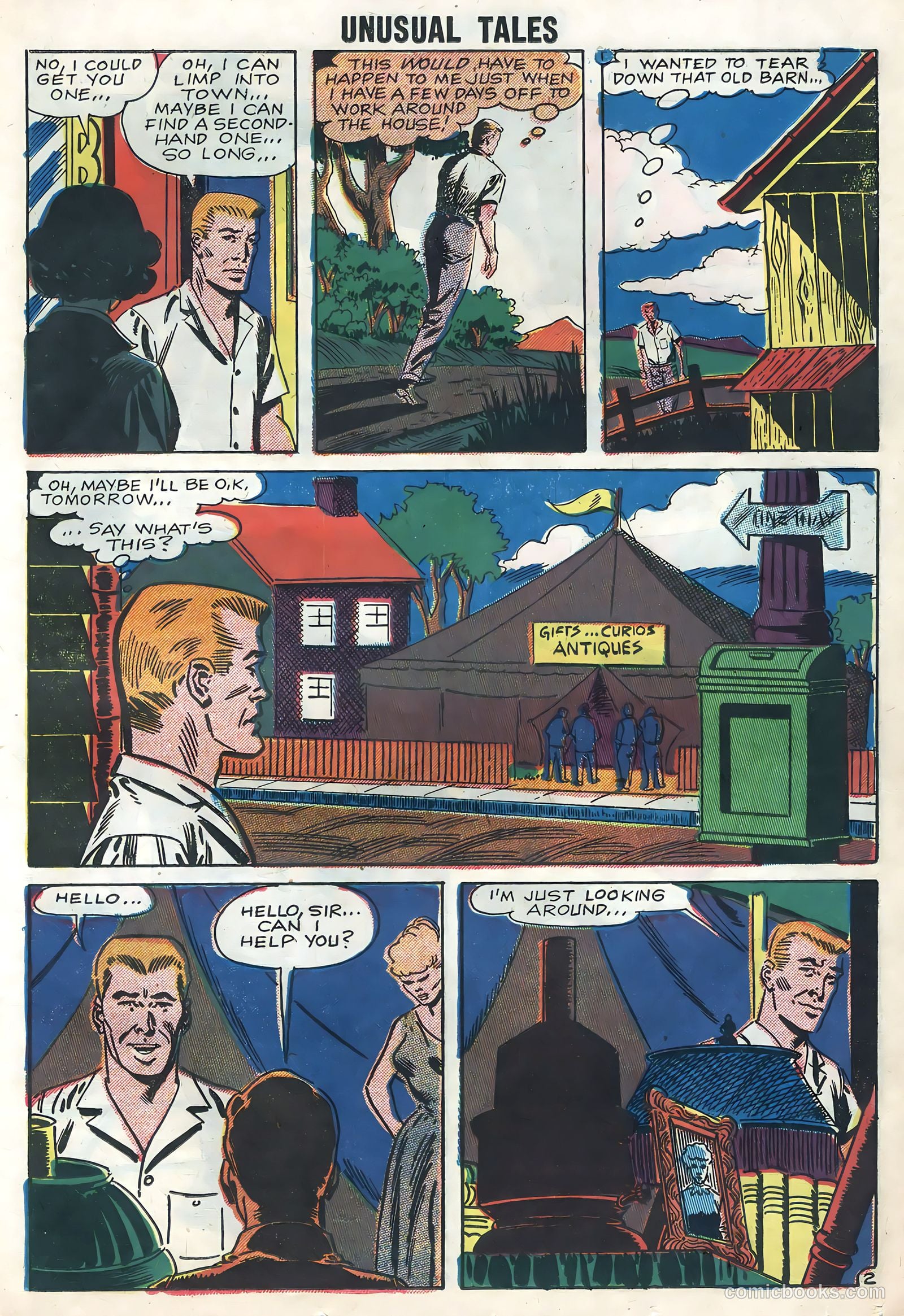 Unusual Tales #18 (1959) — page 23 of 36