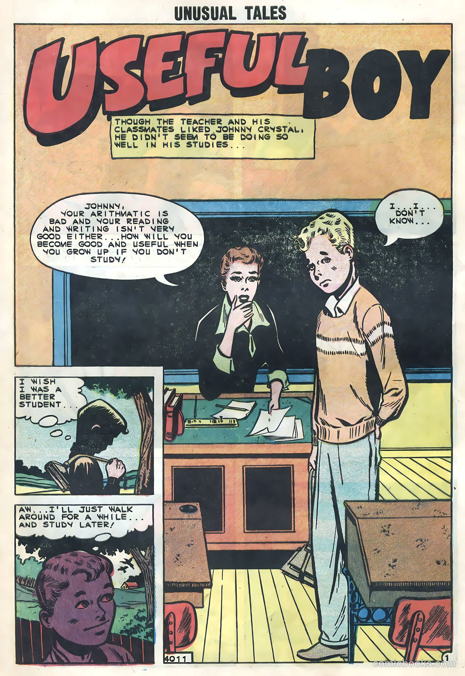 Unusual Tales #18 (1959) — page 28 of 36