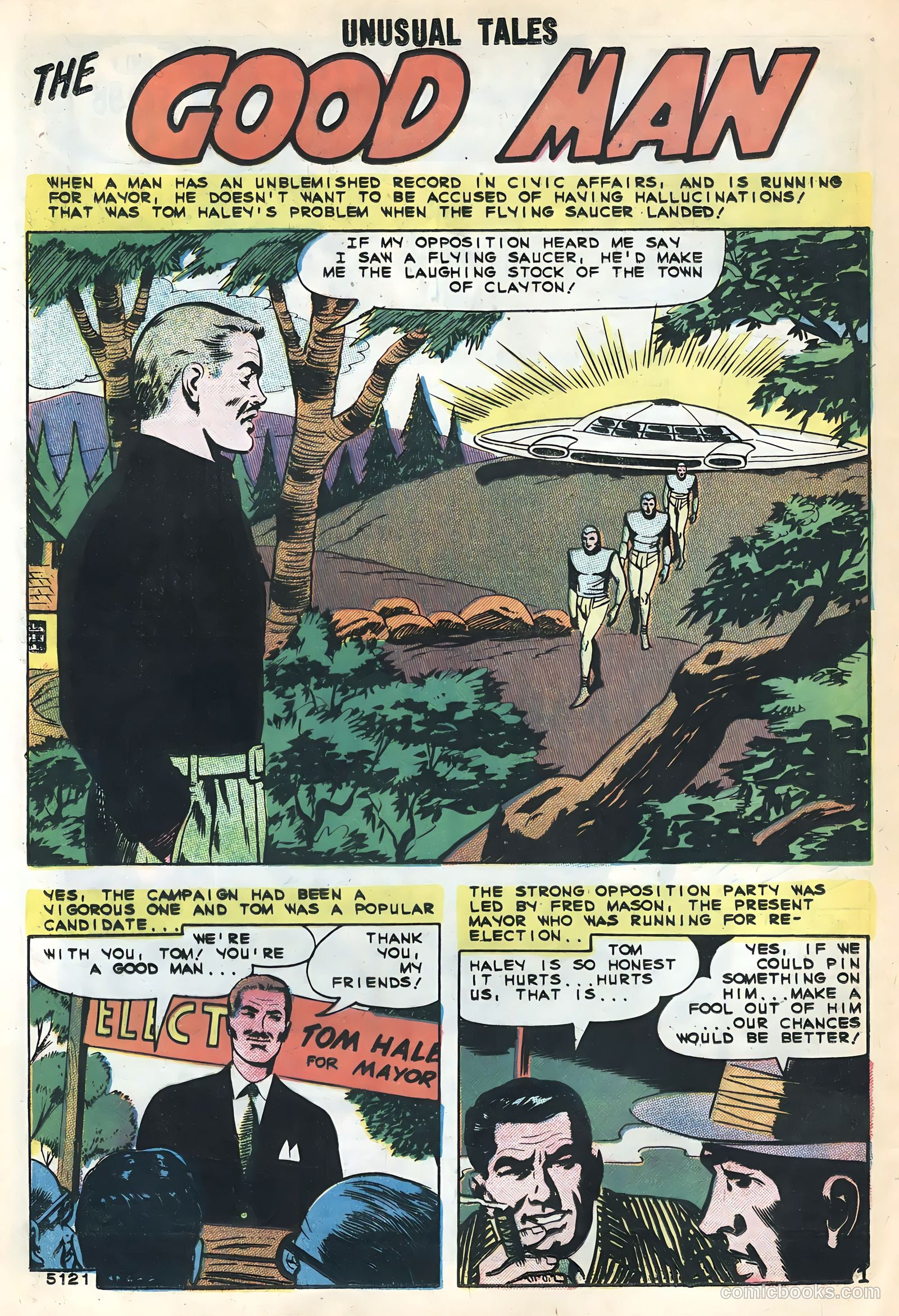 Unusual Tales #19 (1959) — page 16 of 36