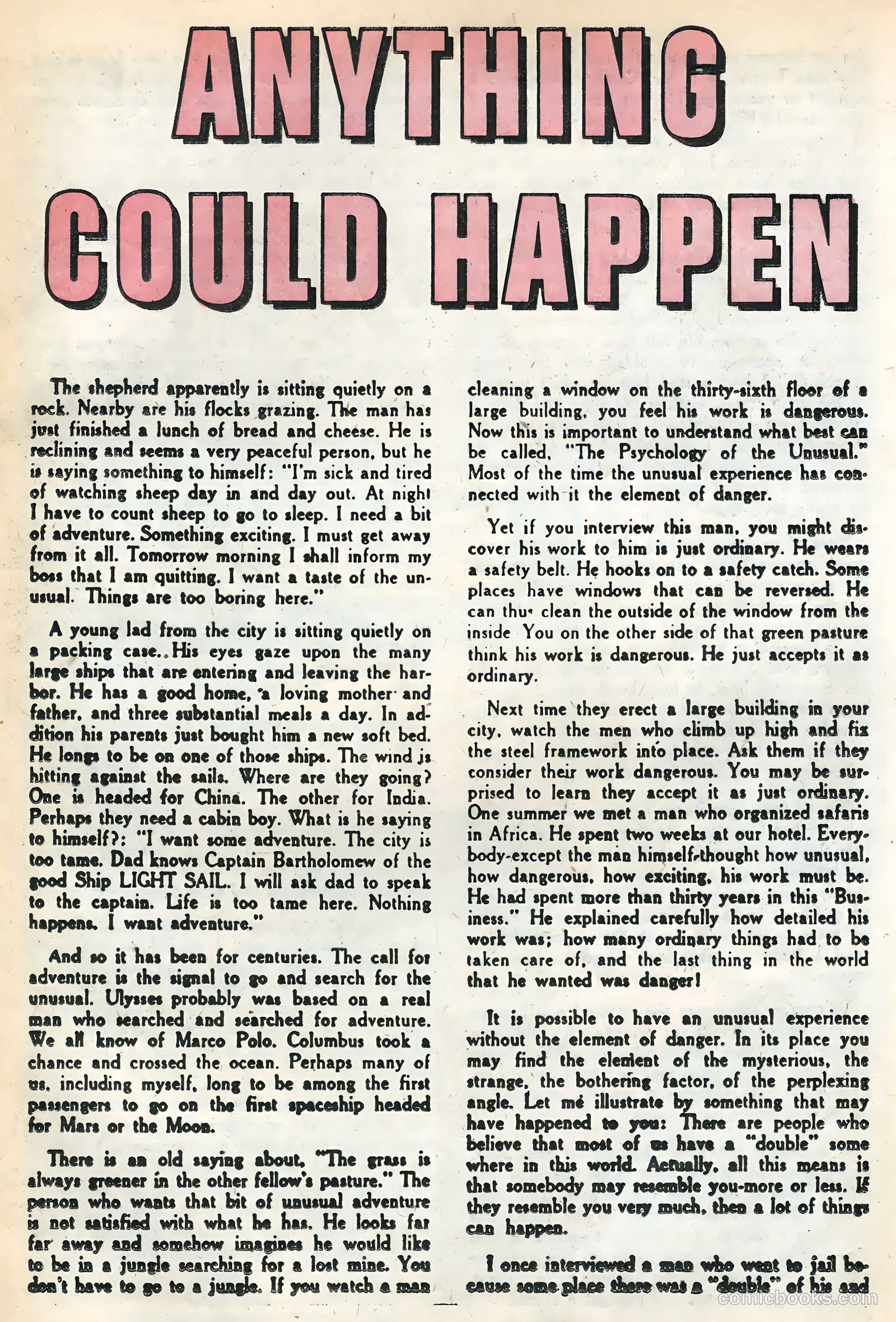 Unusual Tales #19 (1959) — page 25 of 36