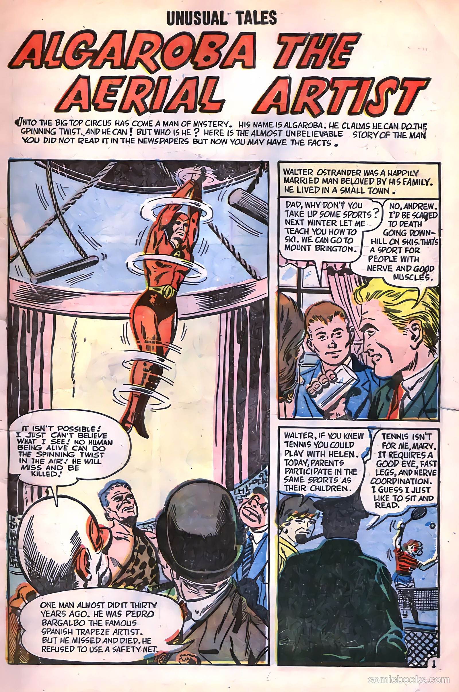 Unusual Tales #2 (1956) — page 3 of 36