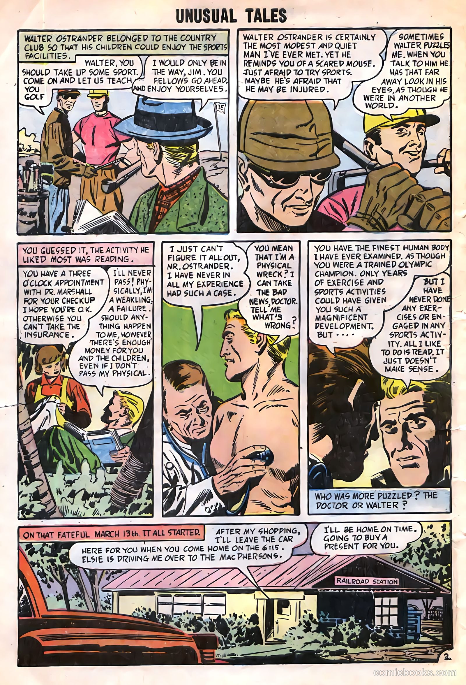 Unusual Tales #2 (1956) — page 4 of 36