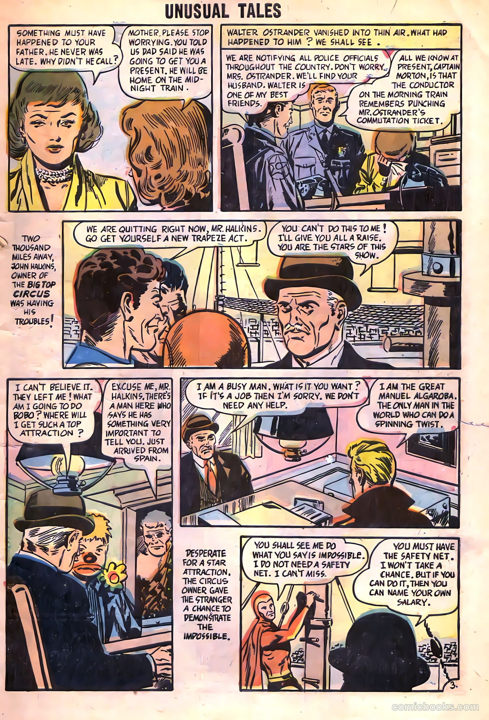 Unusual Tales #2 (1956) — page 5 of 36