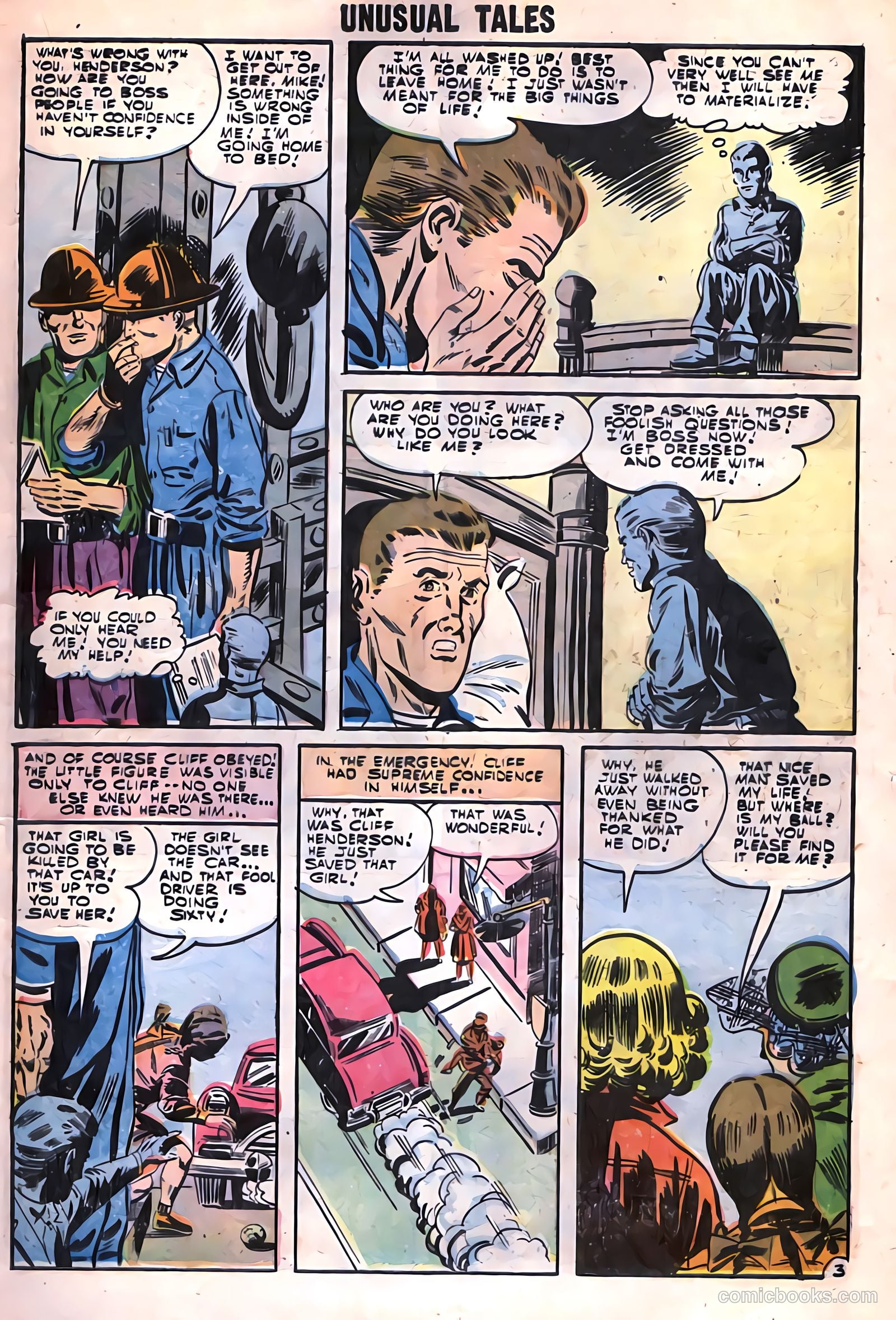 Unusual Tales #2 (1956) — page 17 of 36
