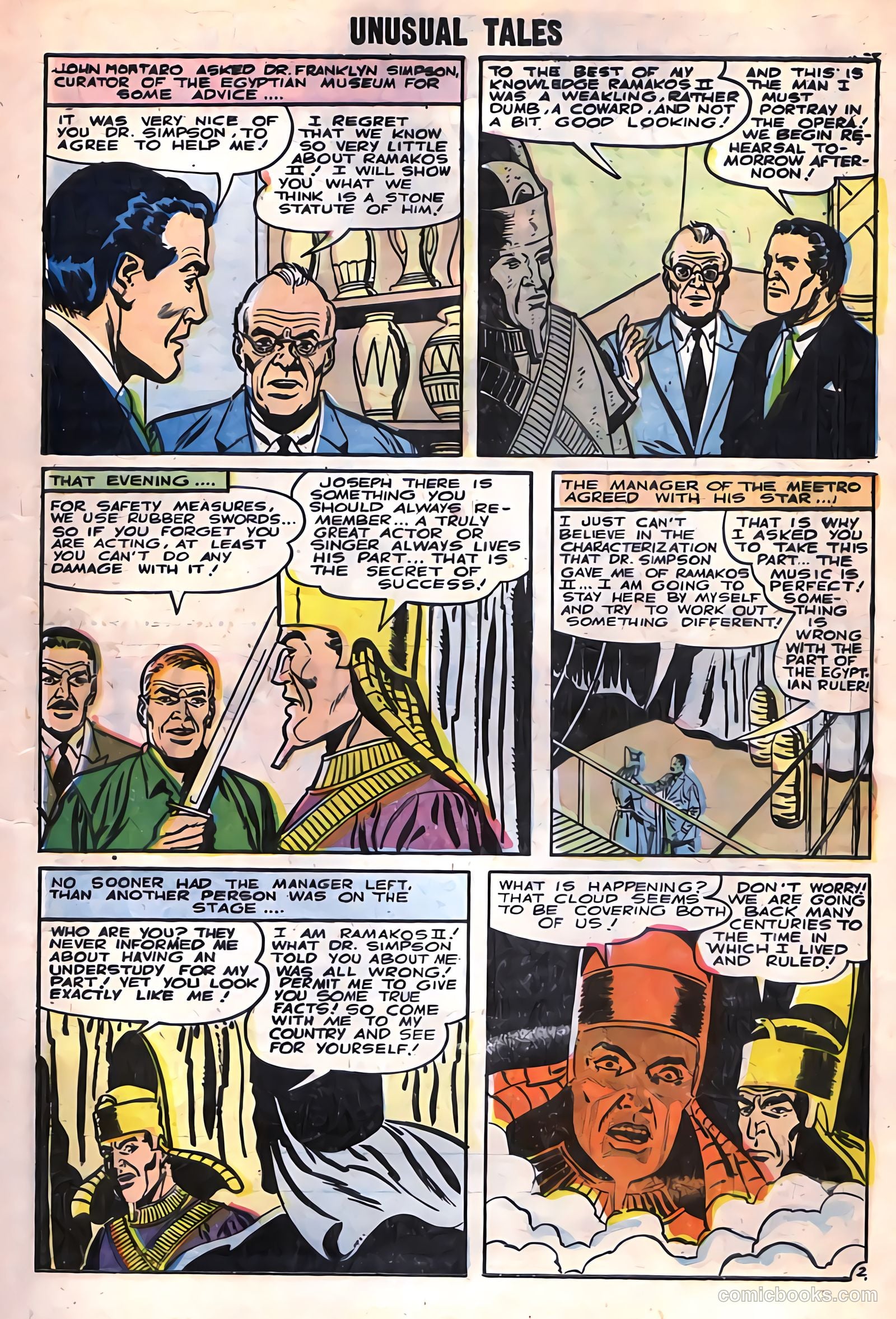 Unusual Tales #2 (1956) — page 21 of 36