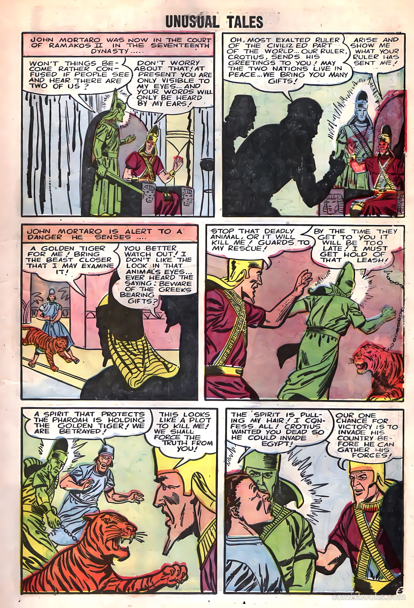 Unusual Tales #2 (1956) — page 23 of 36