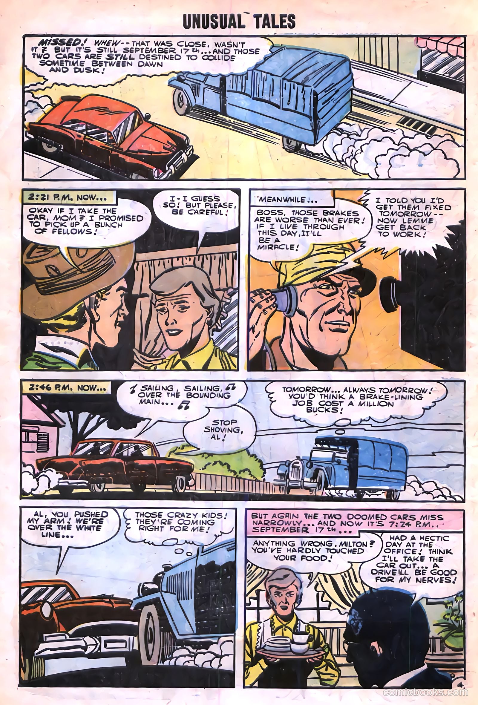 Unusual Tales #2 (1956) — page 32 of 36