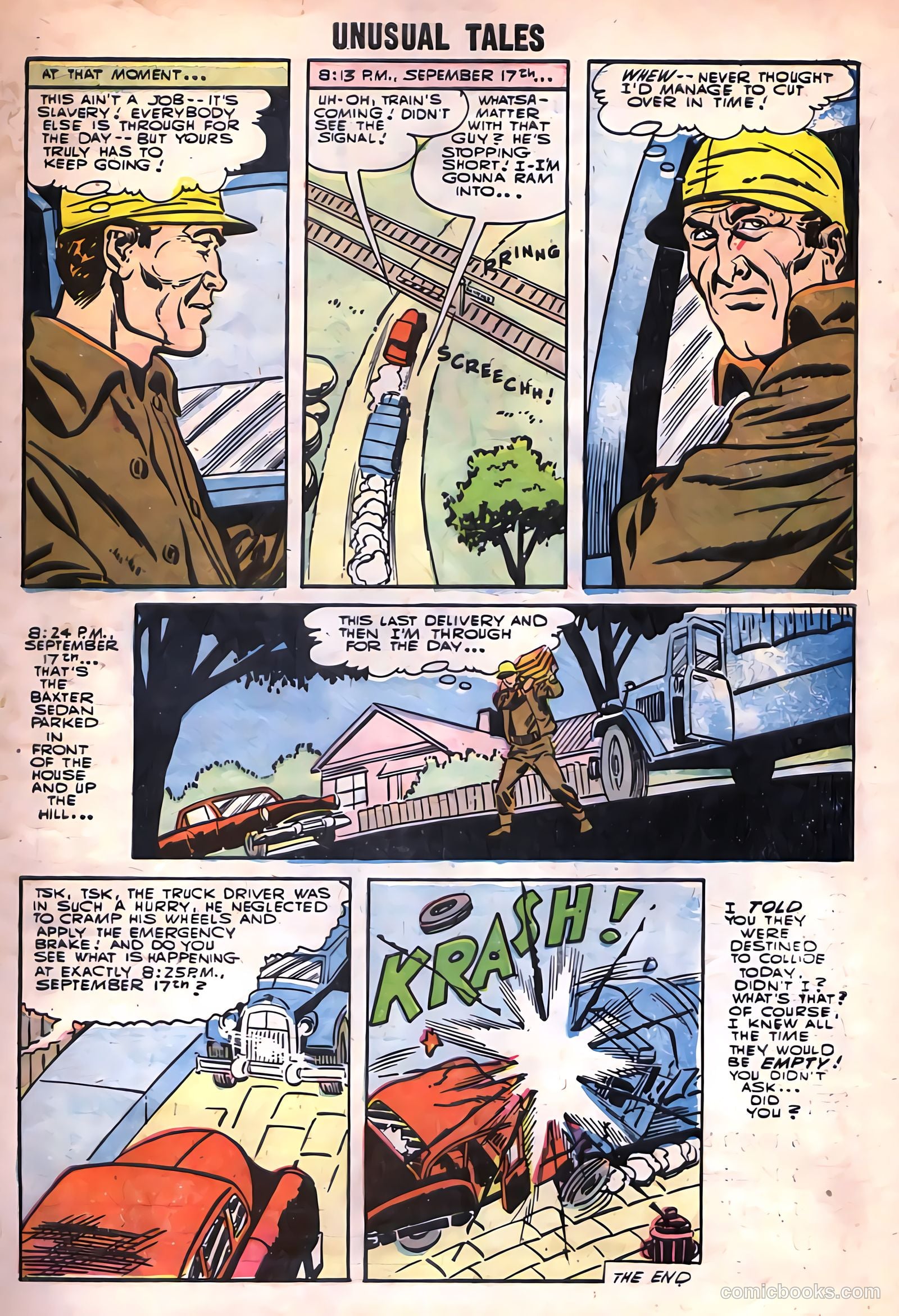 Unusual Tales #2 (1956) — page 33 of 36