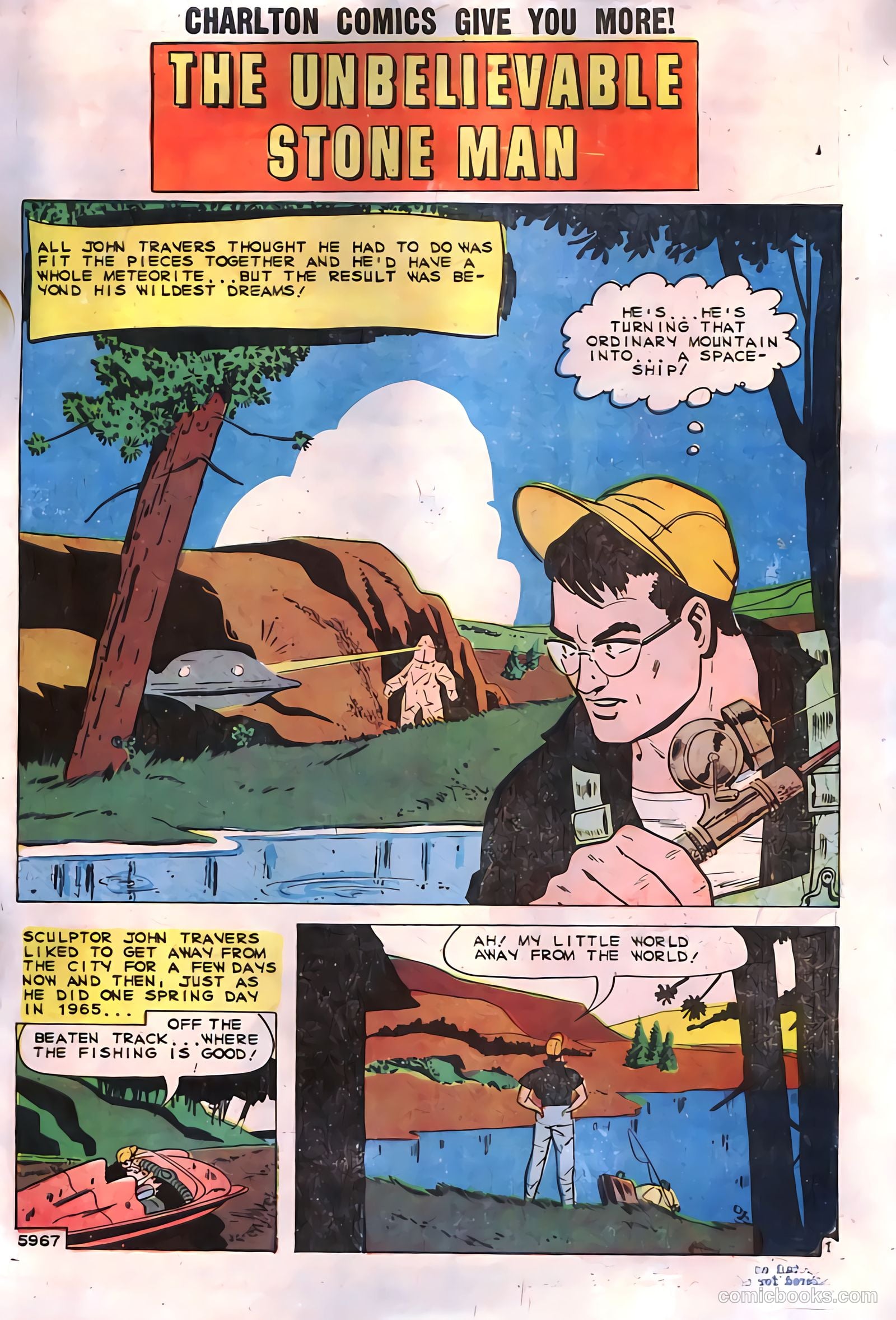 Unusual Tales #20 (1960) — page 3 of 36