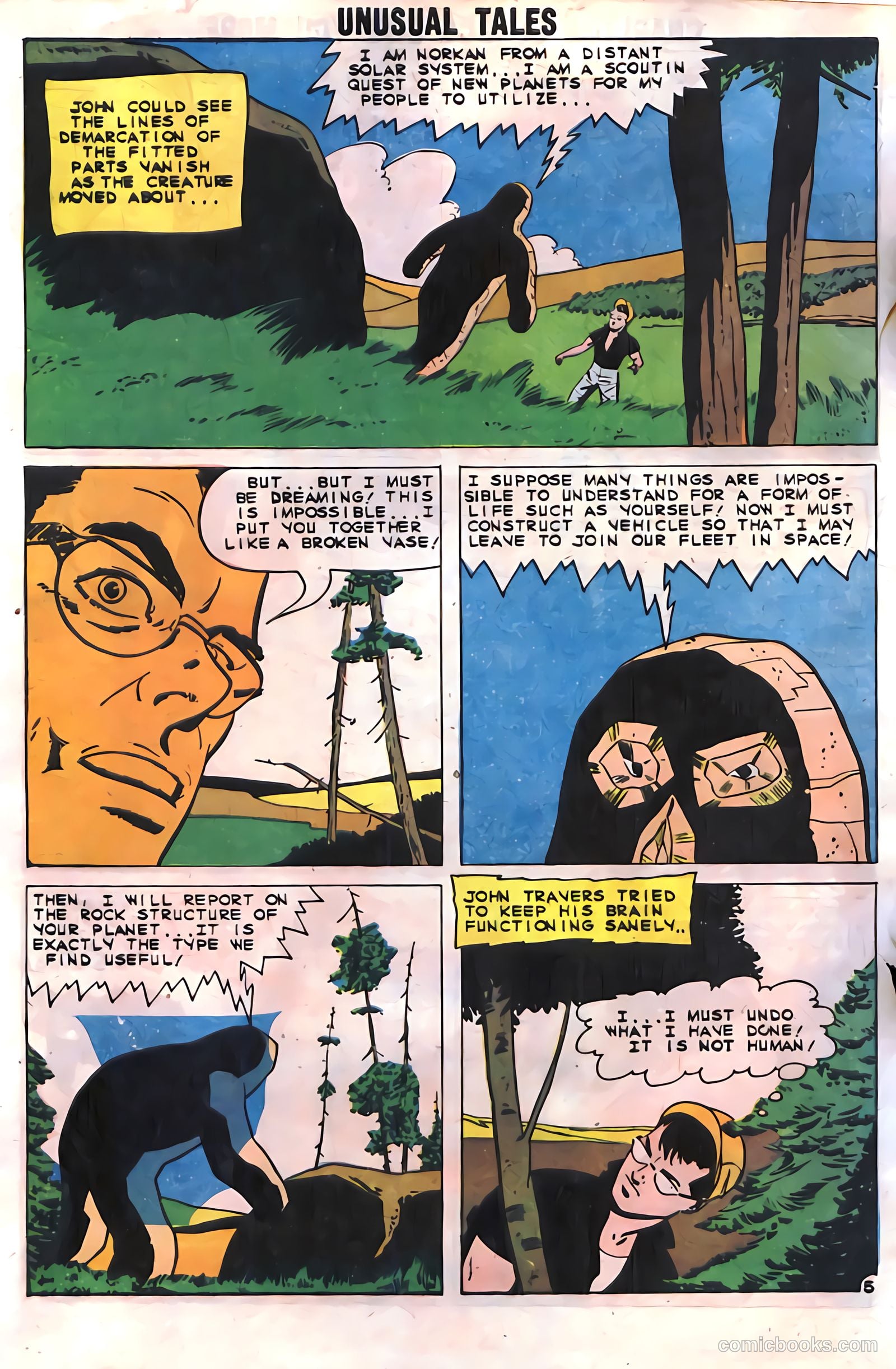 Unusual Tales #20 (1960) — page 8 of 36