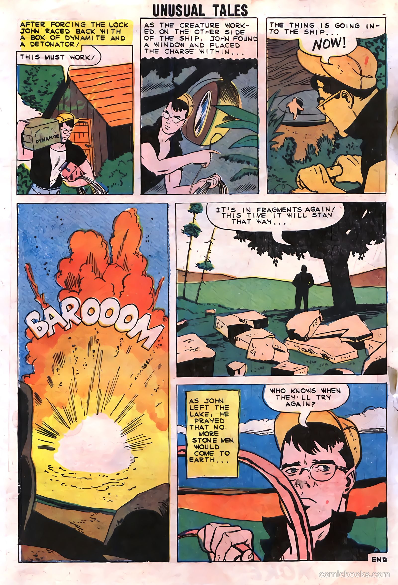 Unusual Tales #20 (1960) — page 10 of 36