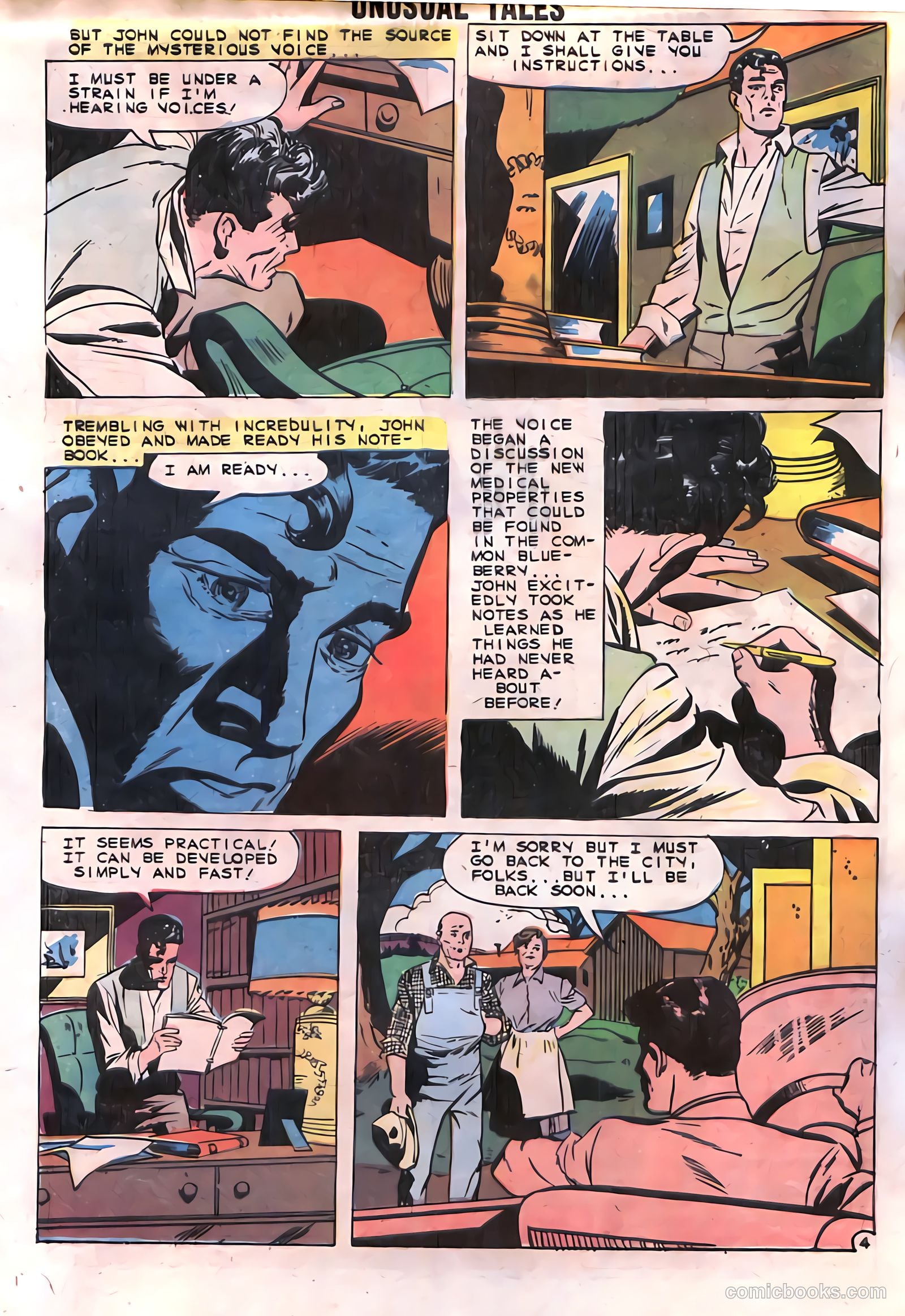 Unusual Tales #20 (1960) — page 32 of 36