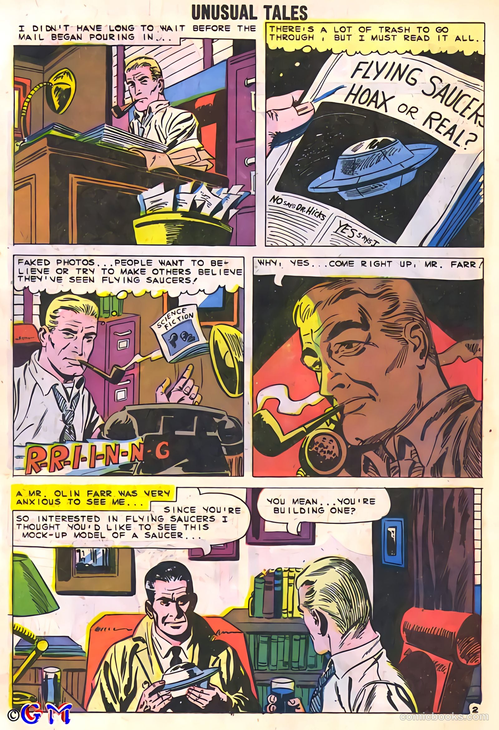 Unusual Tales #22 (1960) — page 12 of 36