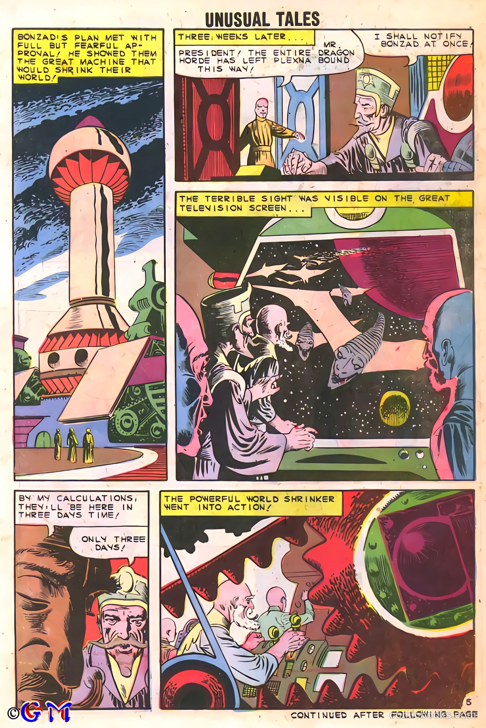 Unusual Tales #22 (1960) — page 30 of 36