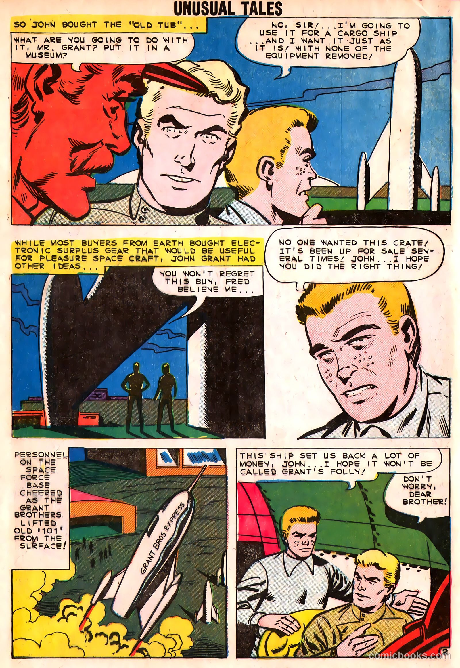 Unusual Tales #23 (1960) — page 4 of 36